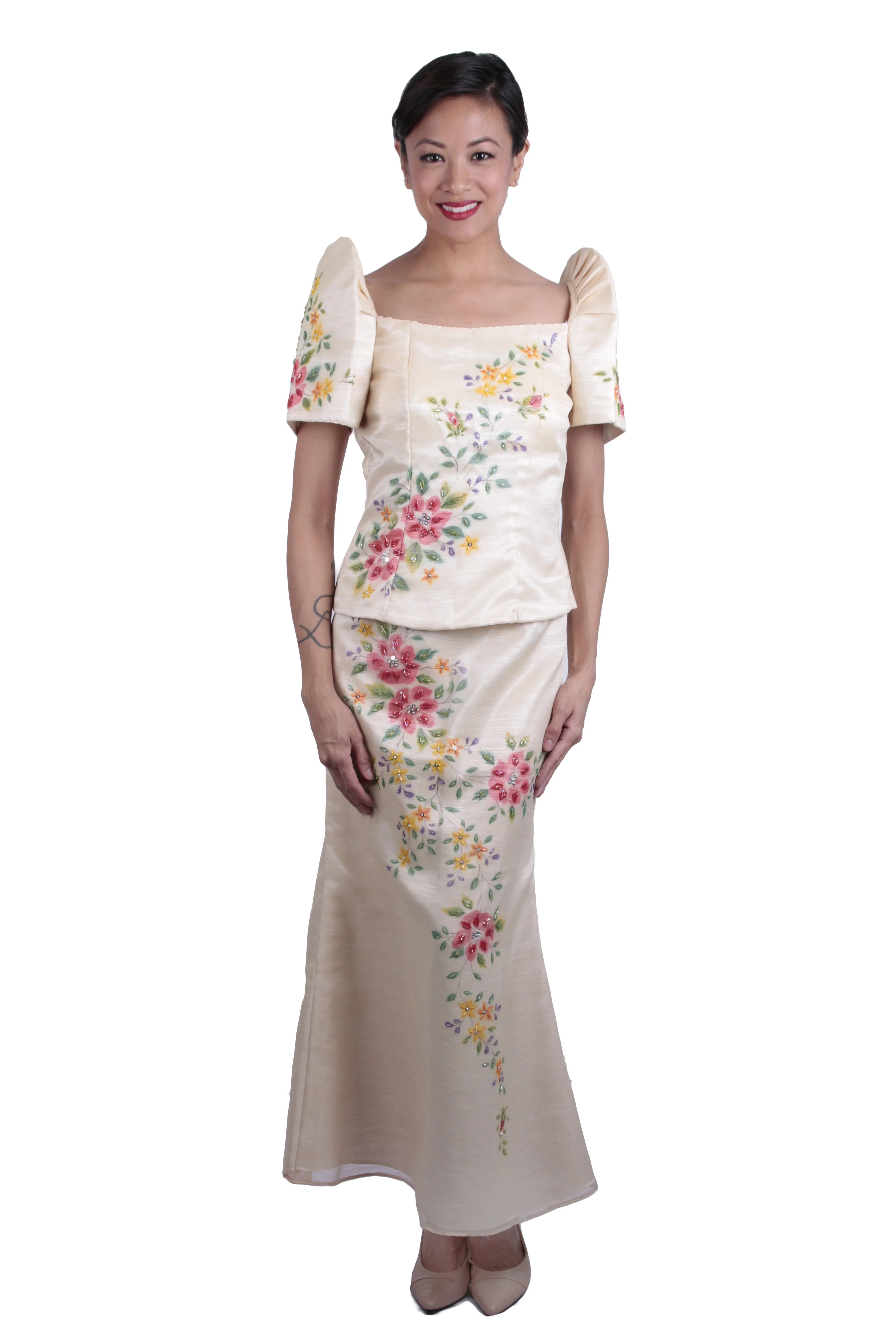 WS04 - Baro't Saya Mestiza Painting - Filipiniana