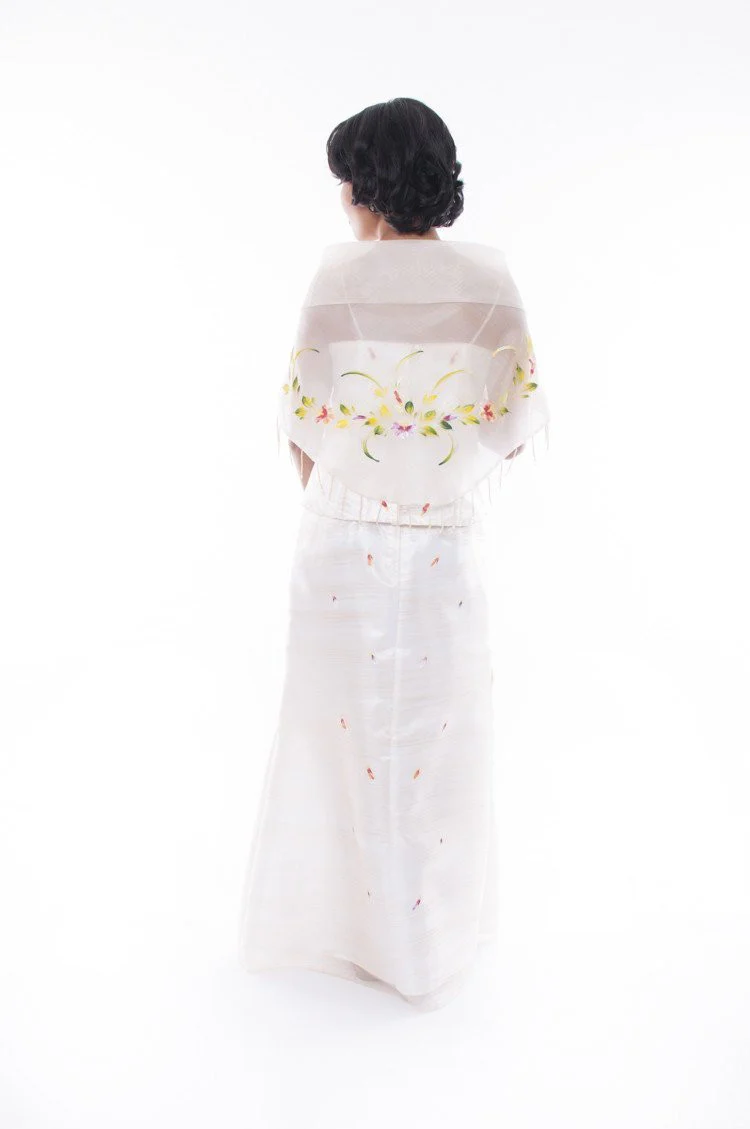 WS08 - MADE-TO-ORDER - Baro't Saya with Alampay - Filipiniana - Image 3