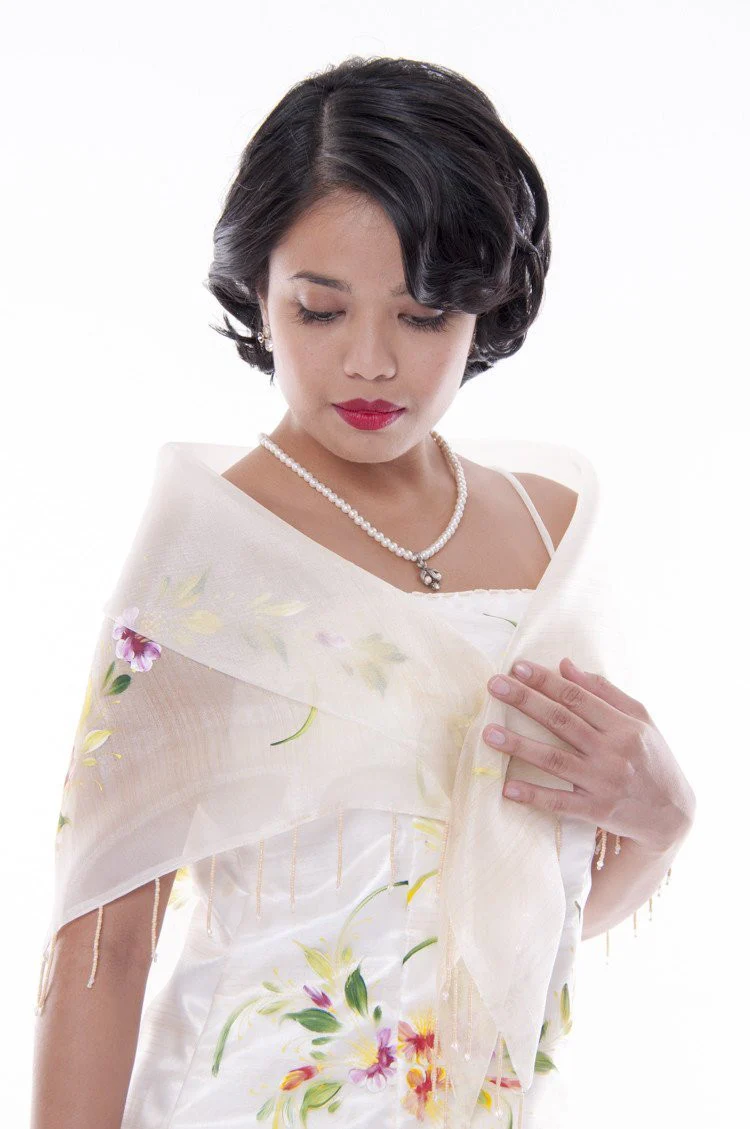 WS08 - MADE-TO-ORDER - Baro't Saya with Alampay - Filipiniana - Image 6