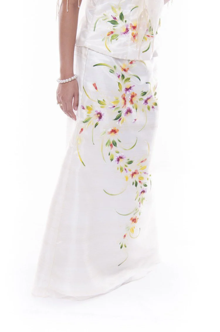 WS08 - MADE-TO-ORDER - Baro't Saya with Alampay - Filipiniana - Image 7