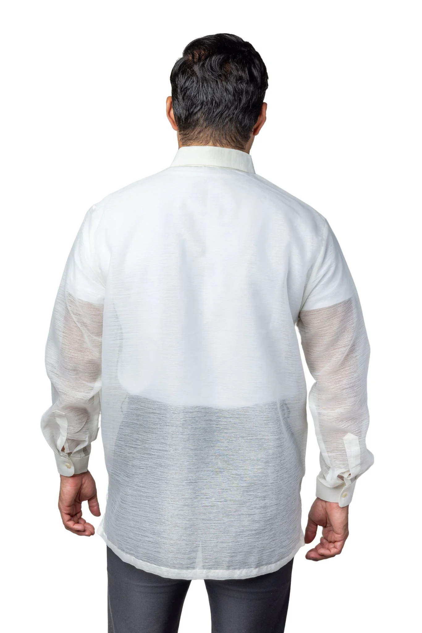 CB03 - Couple's Barong - Matching Barong Tagalog & Filipiniana (Items Sold Separately) - Image 3