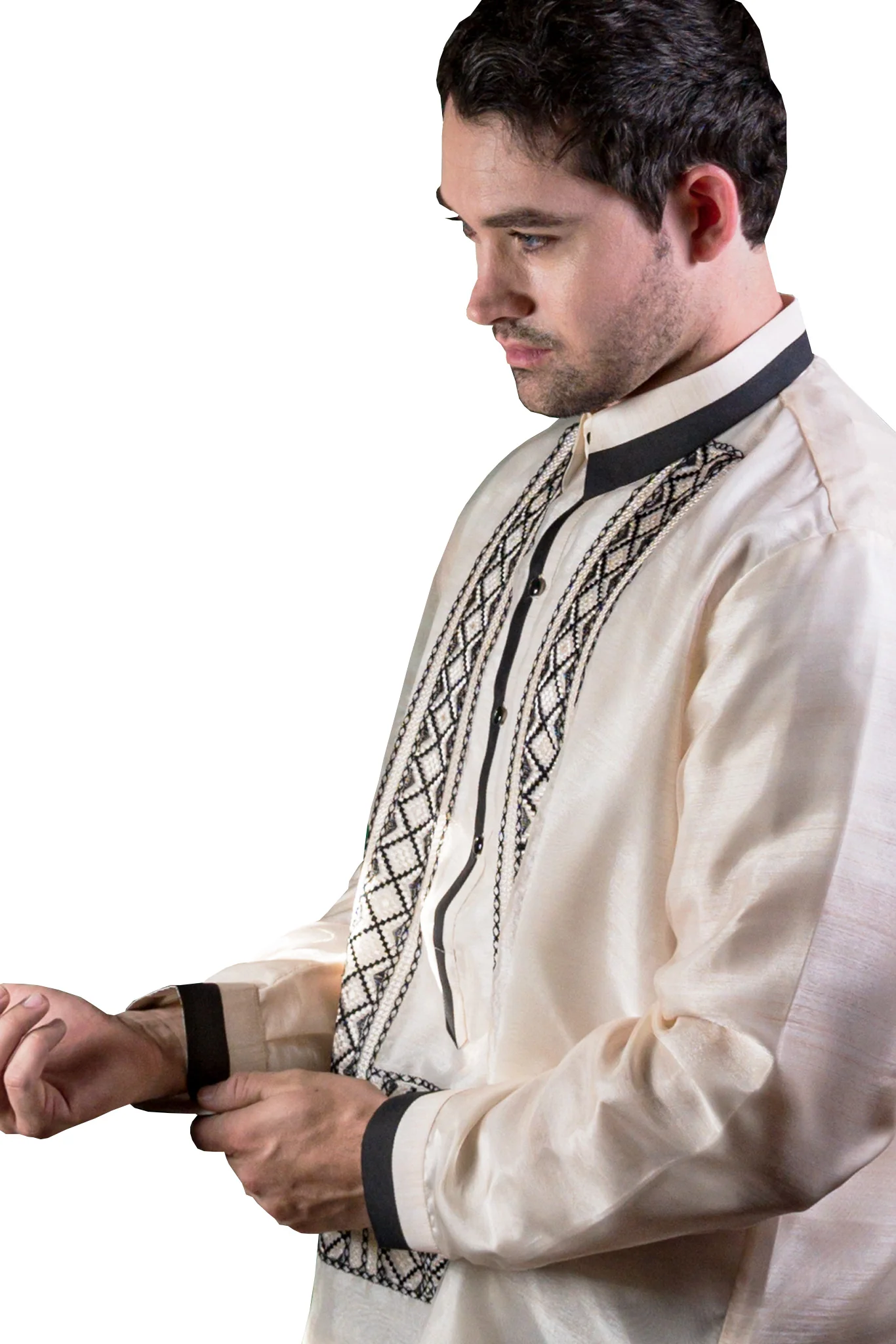 CB04 - Couple's Barong - Matching Barong Tagalog & Filipiniana (Items Sold Separately) - Image 4