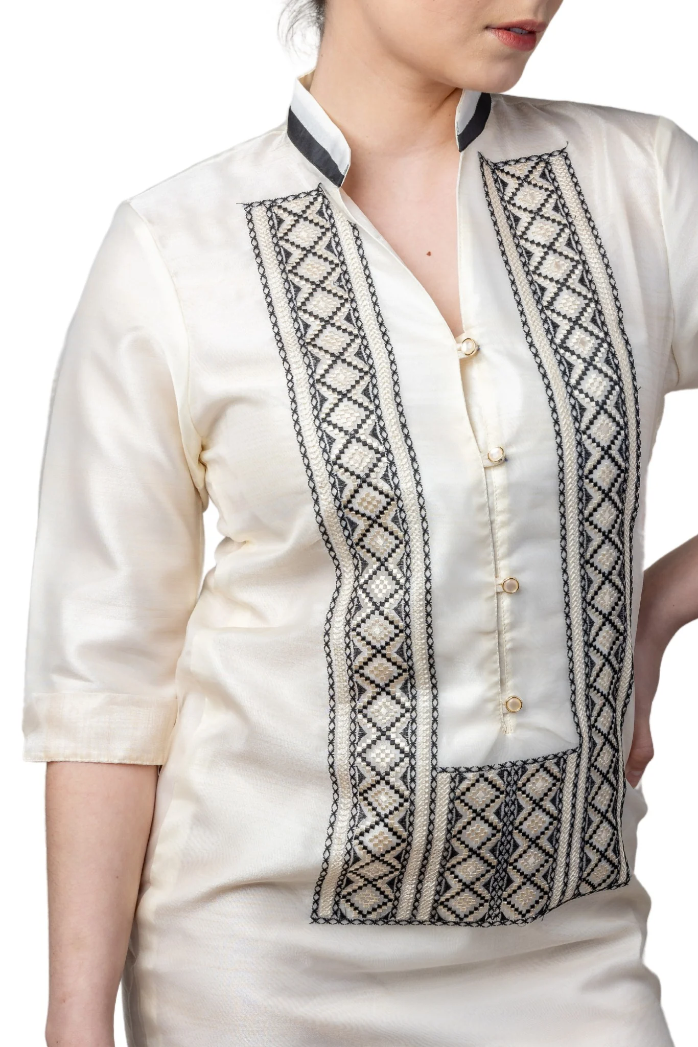 CB04 - Couple's Barong - Matching Barong Tagalog & Filipiniana (Items Sold Separately) - Image 7