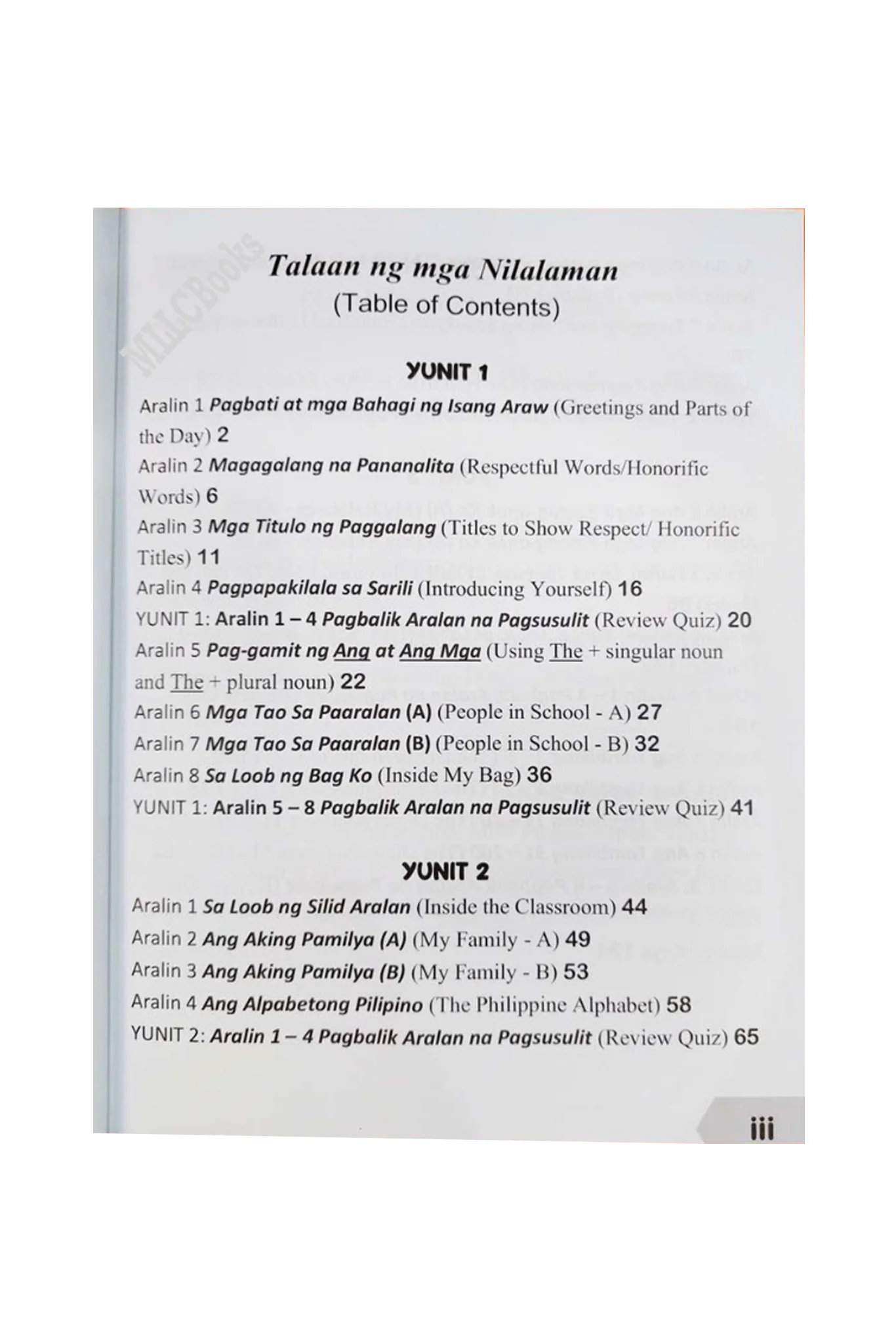 FB73 - Tagalog For Beginners | by: Maria Lourena L. Carino - Filipino Language Book - Image 2