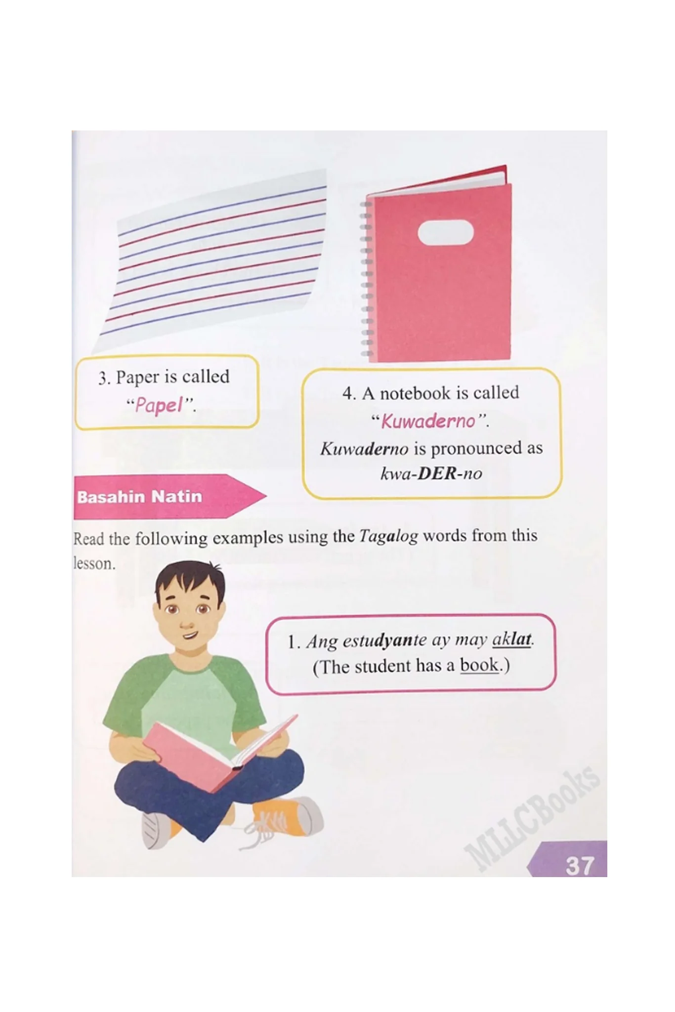 FB73 - Tagalog For Beginners | by: Maria Lourena L. Carino - Filipino Language Book - Image 5
