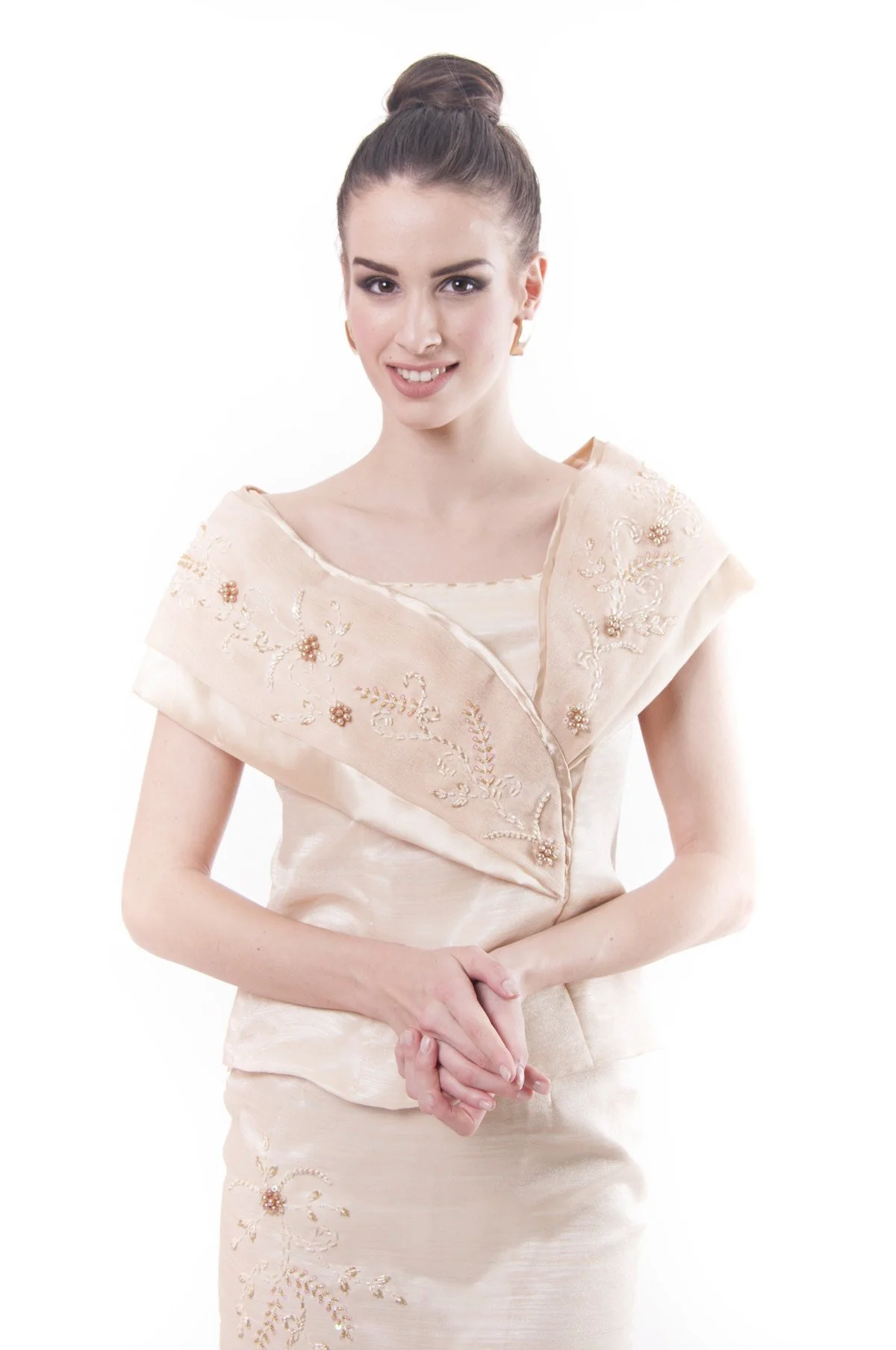 WD04 - MADE-TO-ORDER - Filipiniana Sided Gown - Image 4