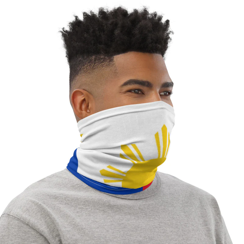 FX11 - Filipino Flag Neck Gaiter Face Cover Unisex - Image 3
