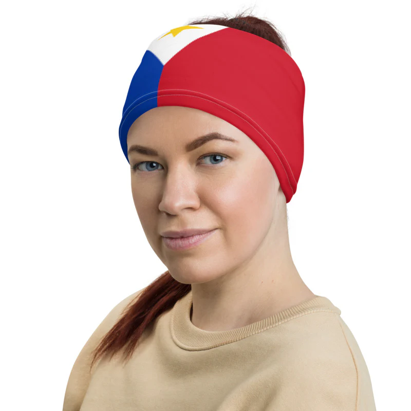 FX11 - Filipino Flag Neck Gaiter Face Cover Unisex - Image 4