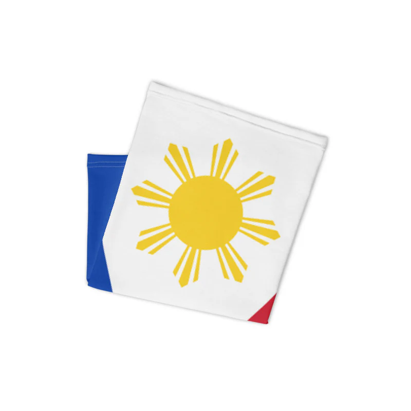 FX11 - Filipino Flag Neck Gaiter Face Cover Unisex - Image 5