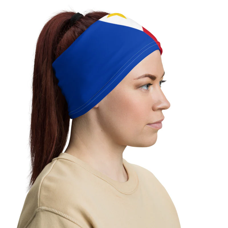 FX11 - Filipino Flag Neck Gaiter Face Cover Unisex - Image 7