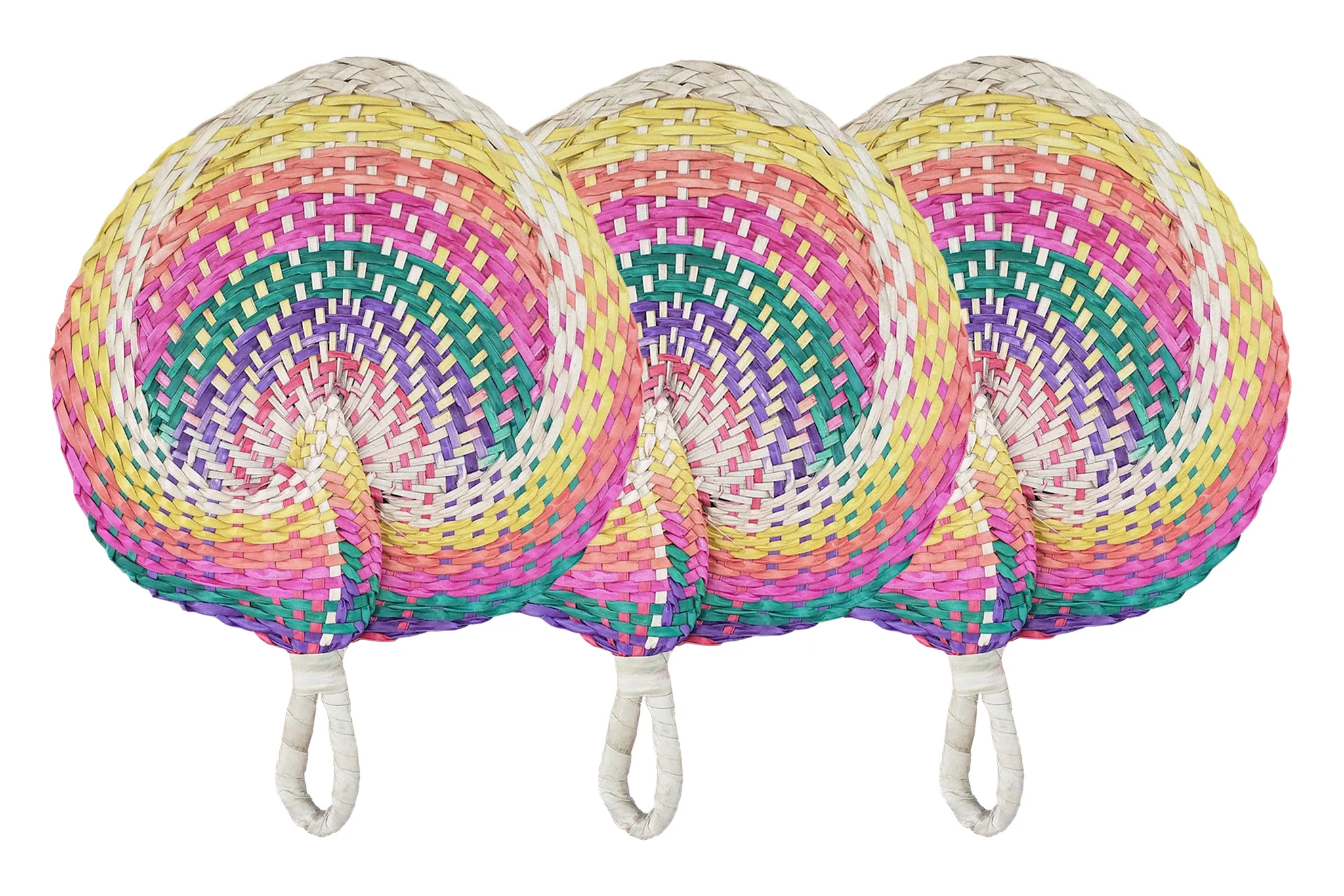 FH08 - Filipino Pamaypay Abaniko Hand Fan - Colorful - Image 2