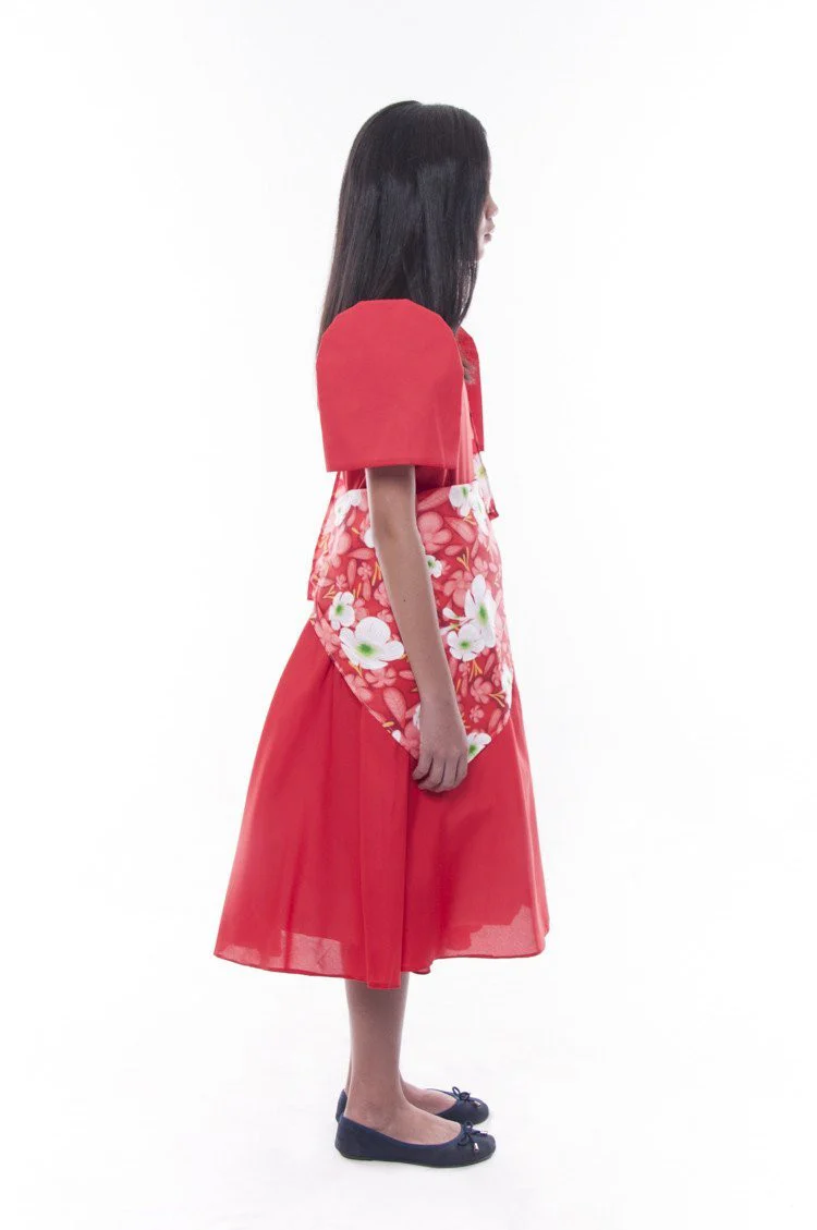 GS03 - Girls' Balintawak Gina Dress - Image 4