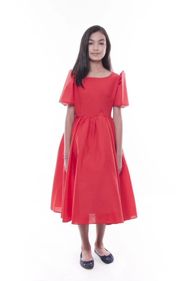 GS03 - Girls' Balintawak Gina Dress - Image 6