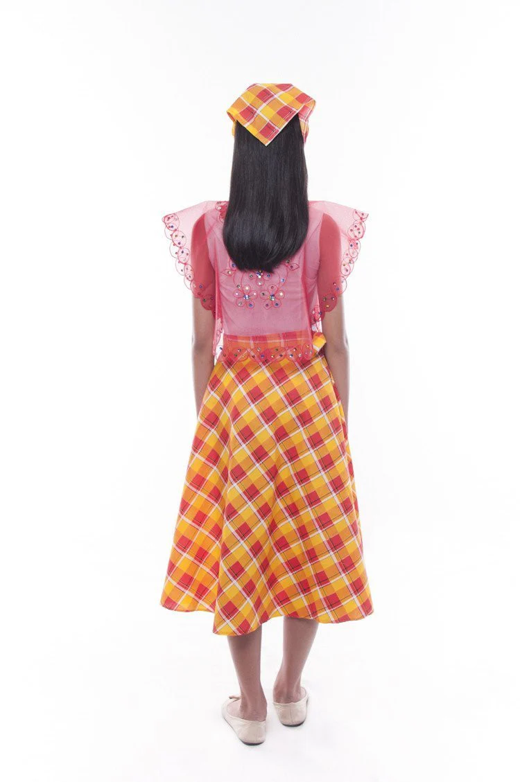 GS04 - MADE-TO-ORDER - Girls' Baro't Saya Red Set - Image 6