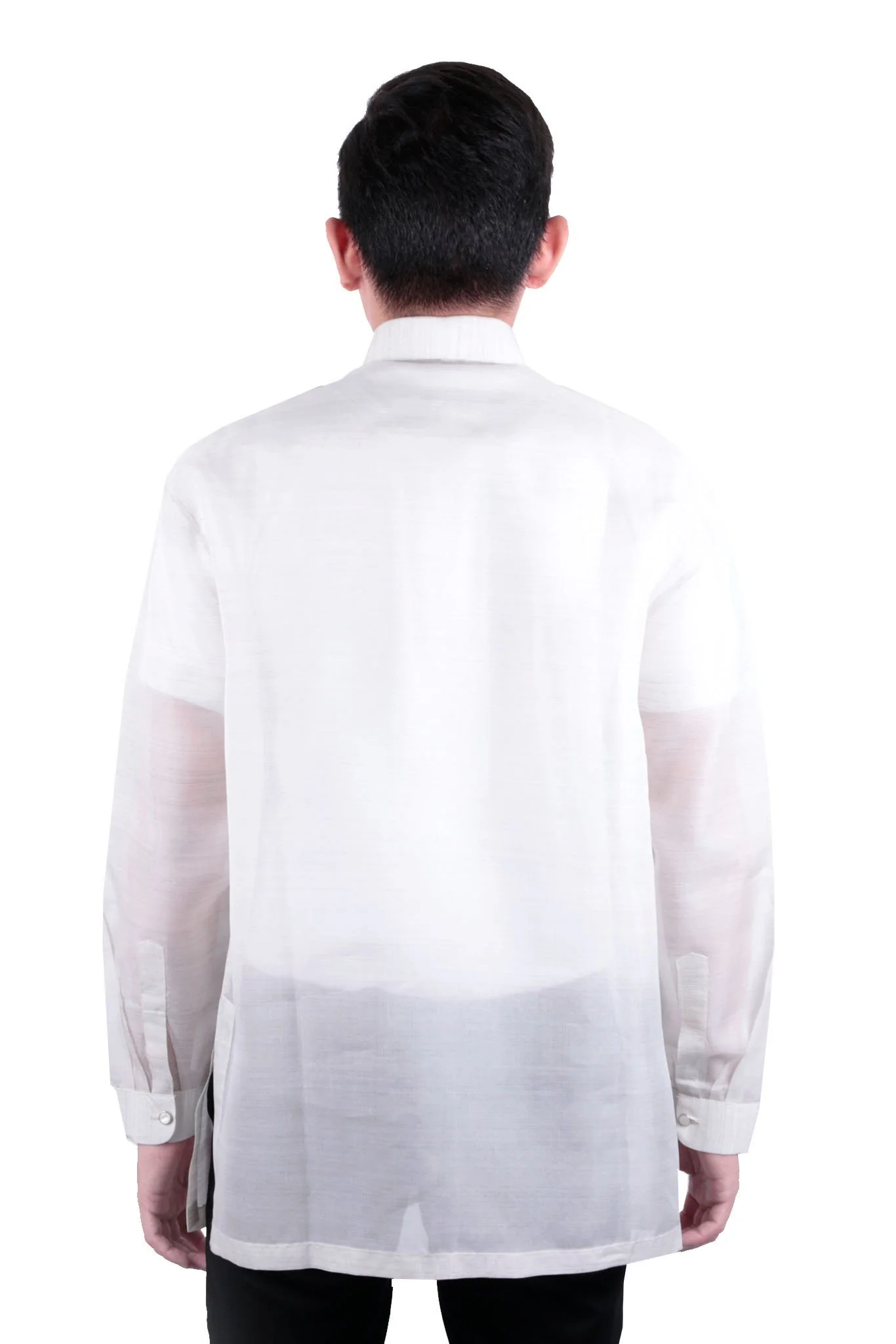 MJ33 - MADE-TO-ORDER - Jusi Pina Barong Tagalog Ethnic Burda - Image 2