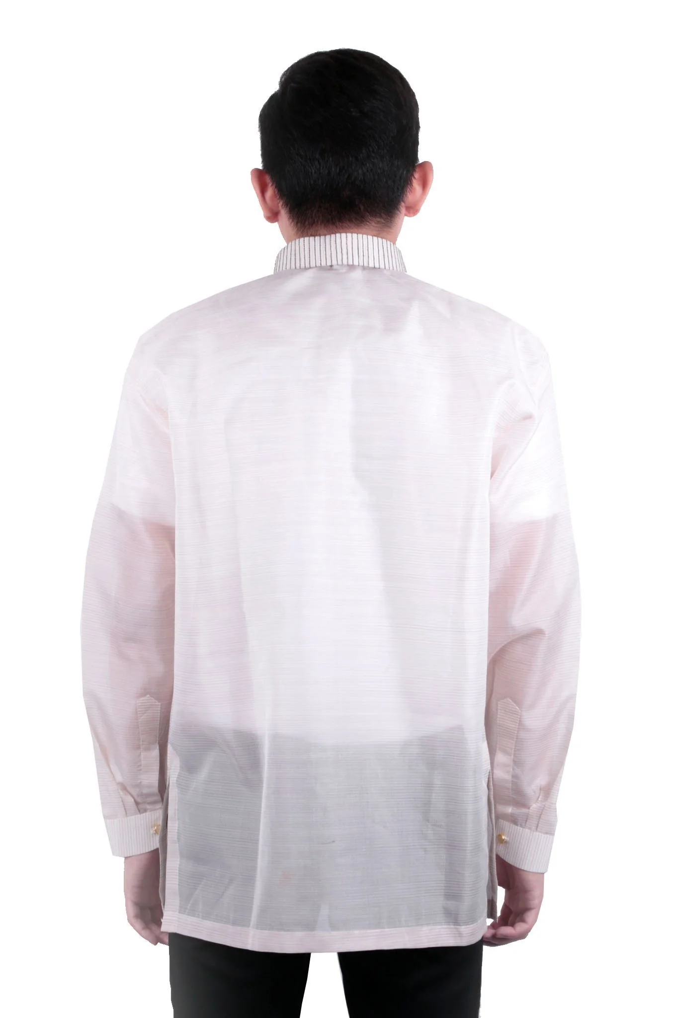 MJ34 - MADE-TO-ORDER - Jusi Pina Barong Tagalog Ethnic Burda - Image 2