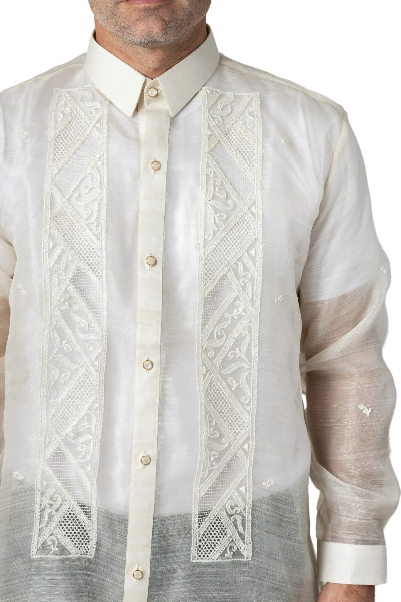 MK02 - Silk Pina Barong Tagalog - Image 3