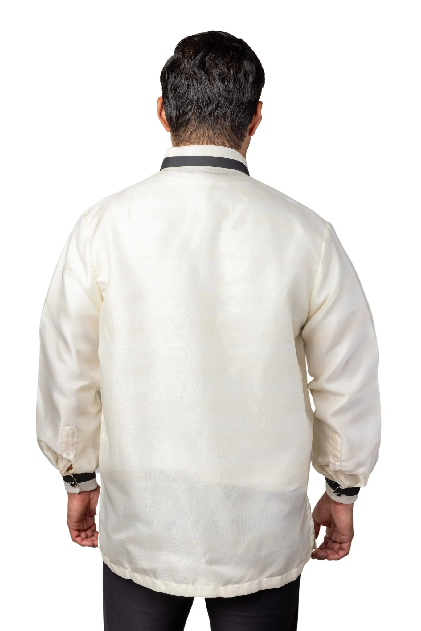 MO33 - Organza Pina Barong Tagalog with Lining - Image 2