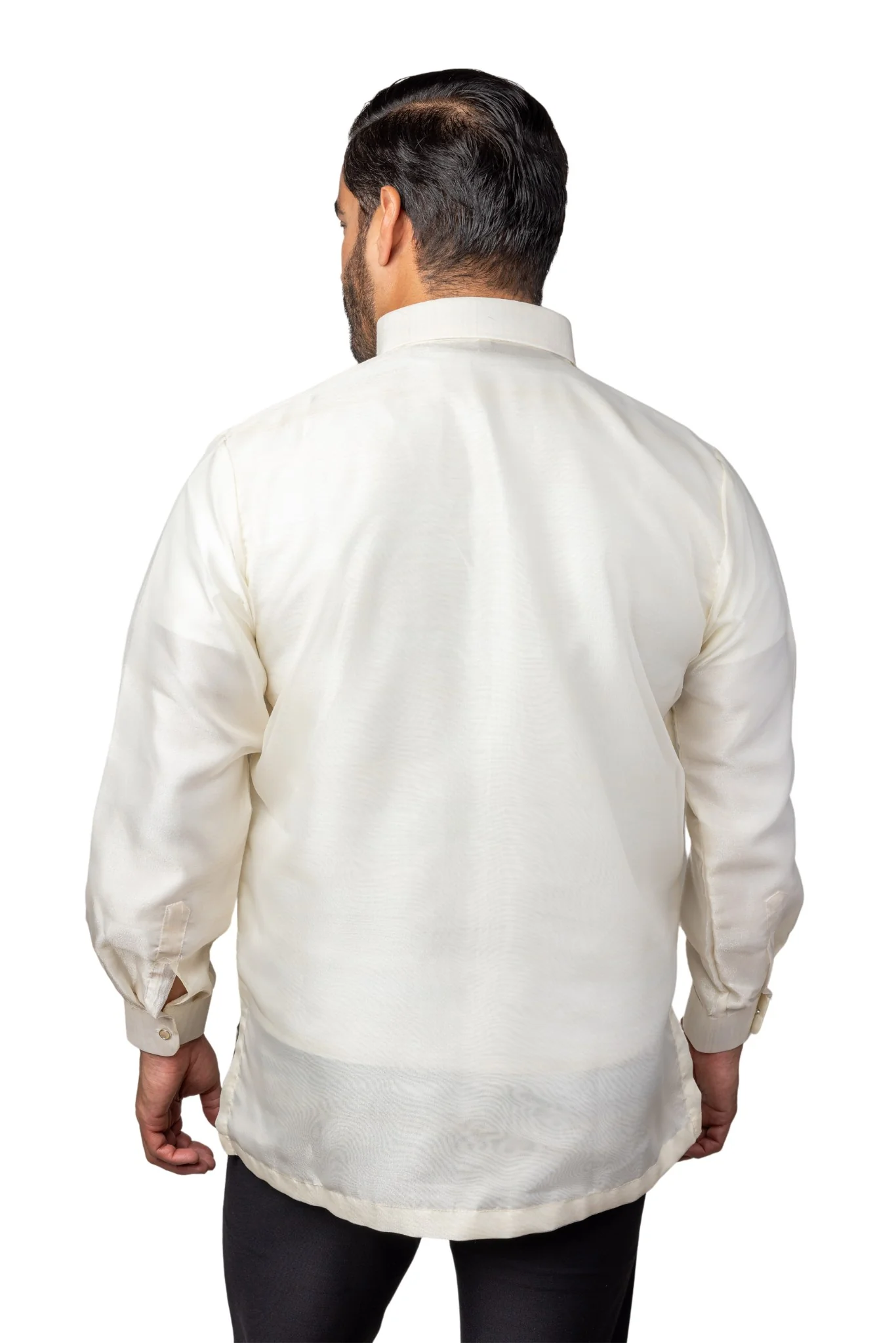 MO37 - Organza Pina Barong Tagalog with Lining - Image 2