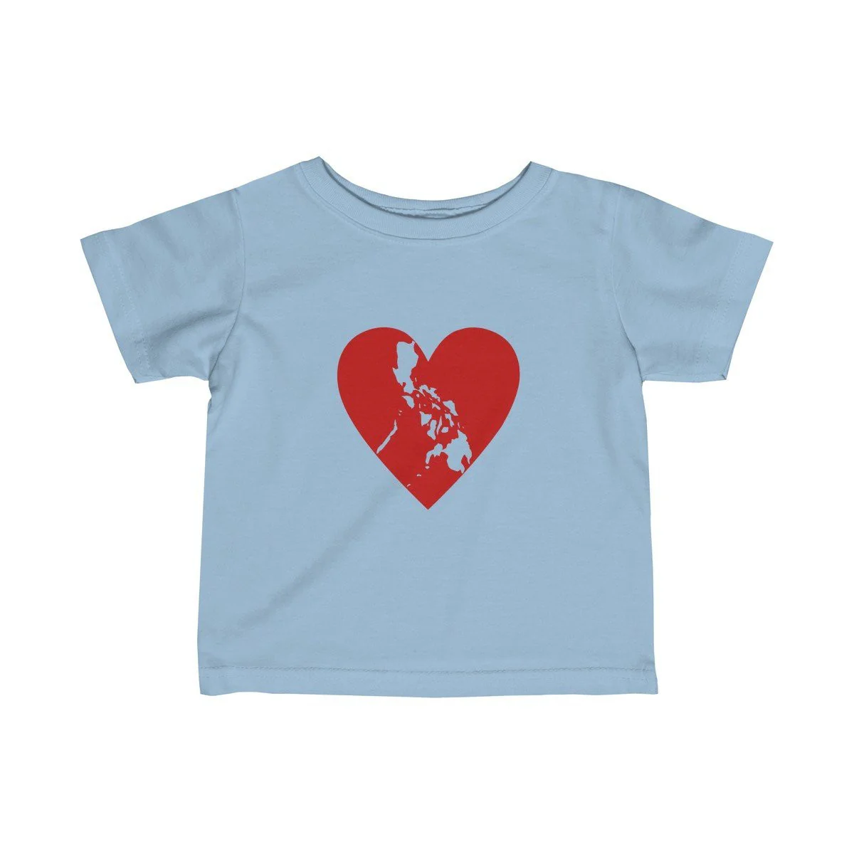 Pusong Pinoy - Infant Fine Jersey Tee - 7 Colors Available