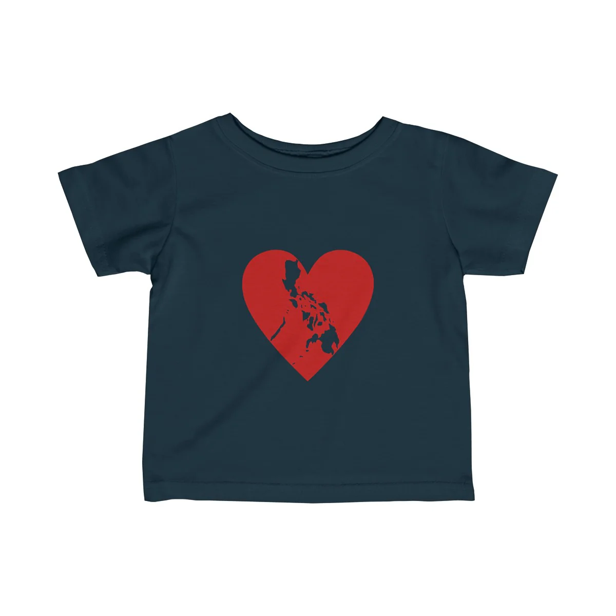 Pusong Pinoy - Infant Fine Jersey Tee - 11 Colors Available - Image 9