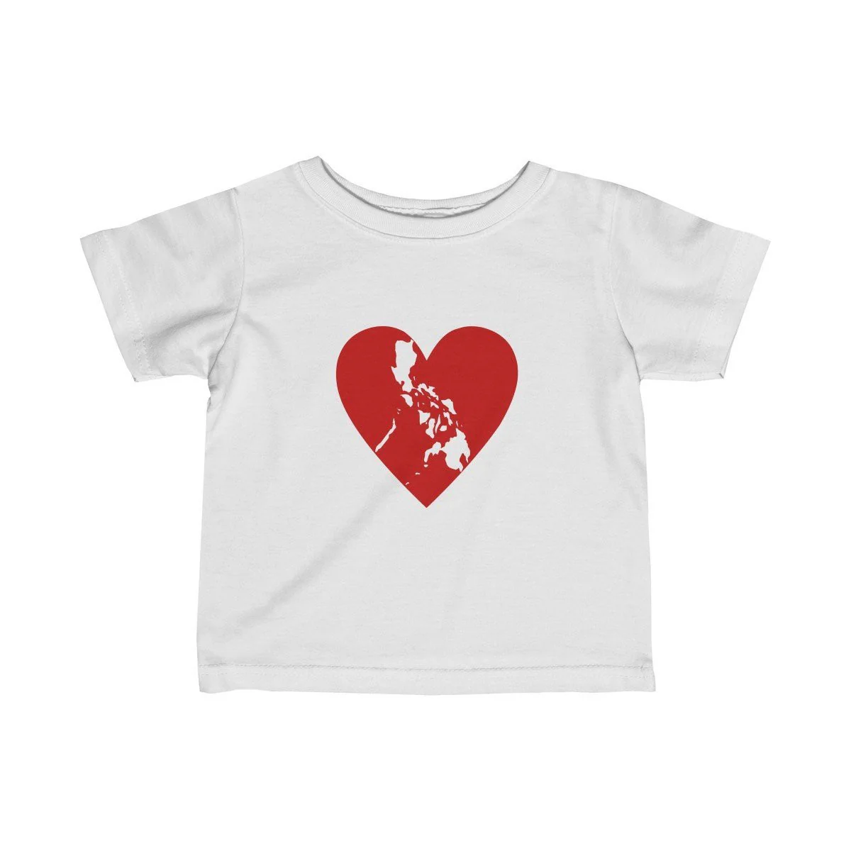 Pusong Pinoy - Infant Fine Jersey Tee - 7 Colors Available - Image 2
