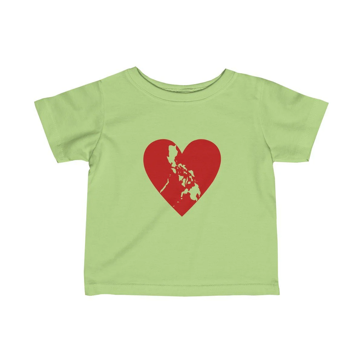 Pusong Pinoy - Infant Fine Jersey Tee - 7 Colors Available - Image 5