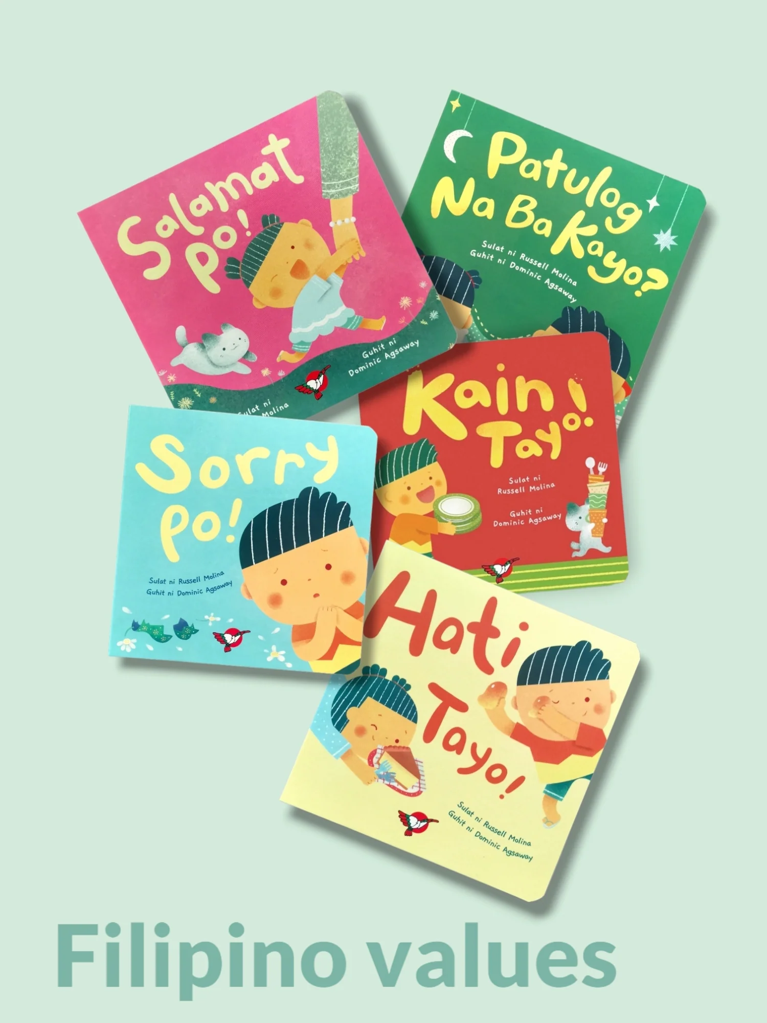 VMWB2 - Good Manners Kids' Board Book Bundle (5 Titles)  | by: Russell Molina - Image 2