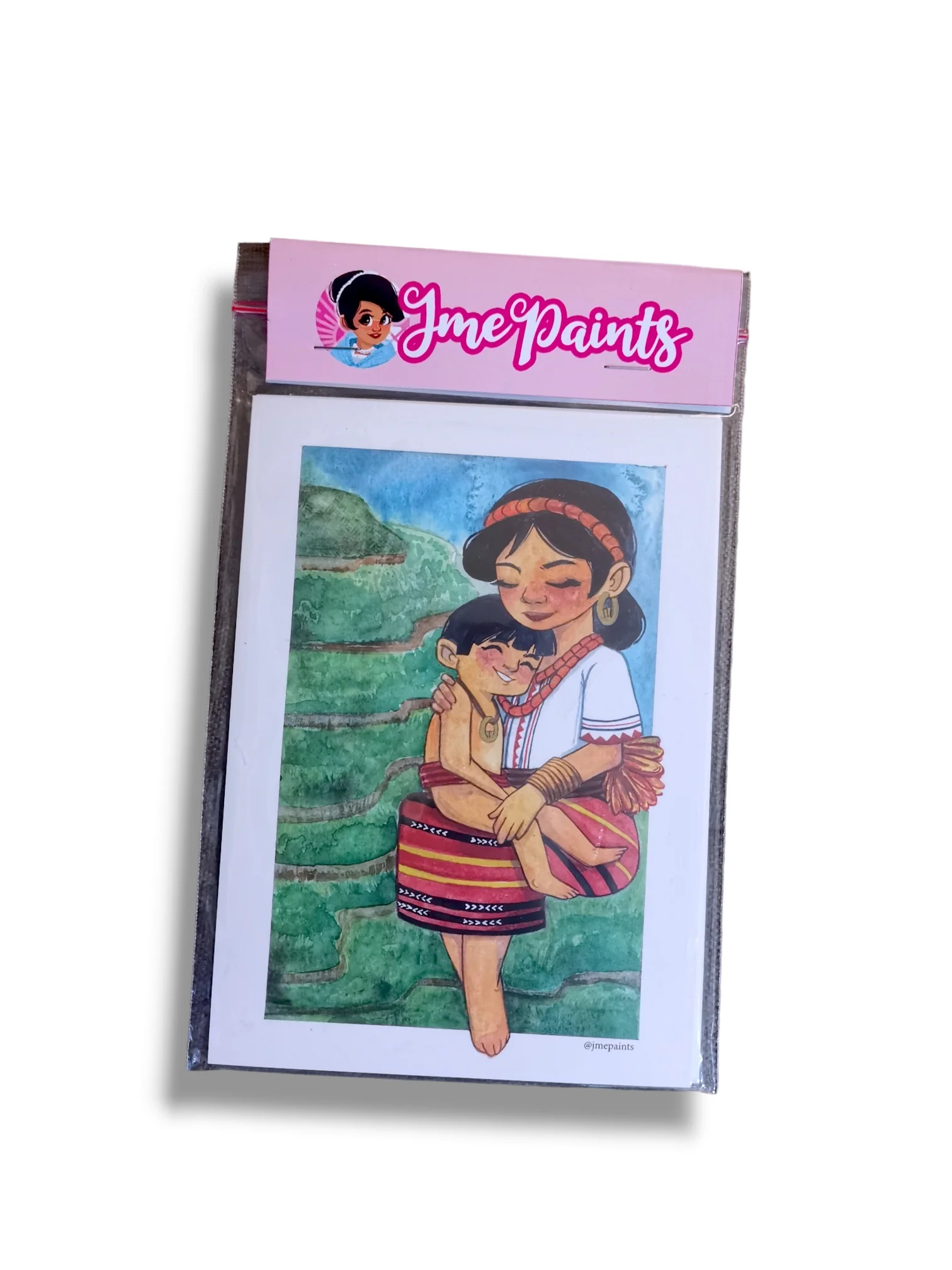 VMWC1 - Indigenous Filipino Mother & Child Cards | by: Jme Foronda - Filipino Postcards - Image 2