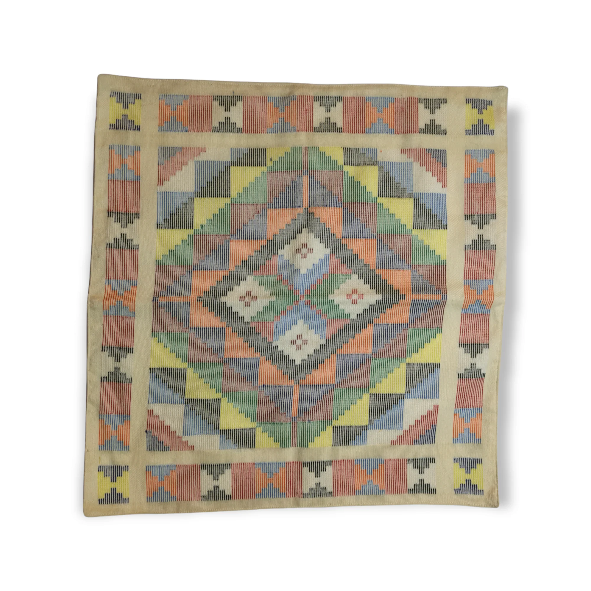 VMWP2 - Yakan Pillowcase - Cream - Image 2