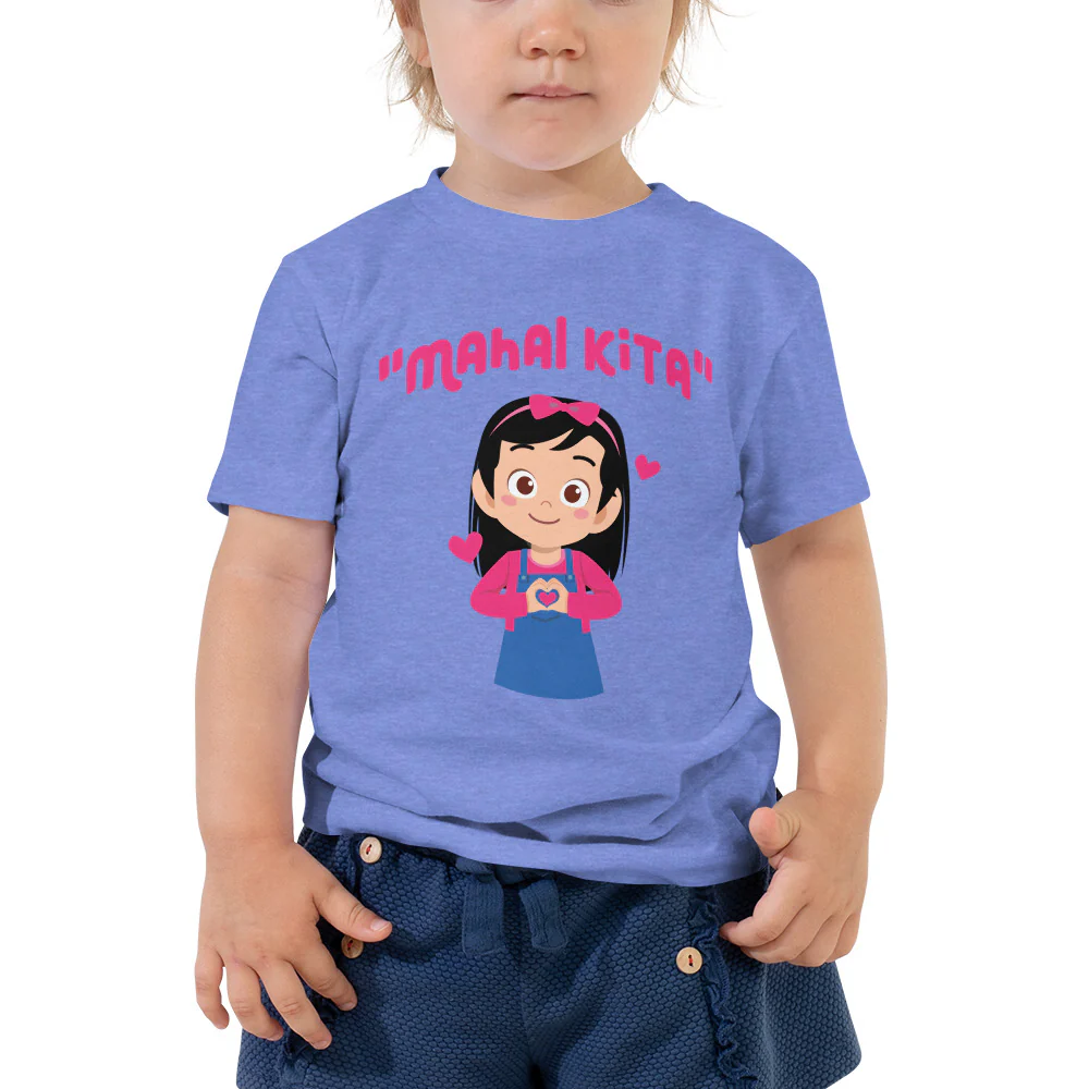 VTM08 - Mahal Kita Toddler Tee - Girl - Image 3
