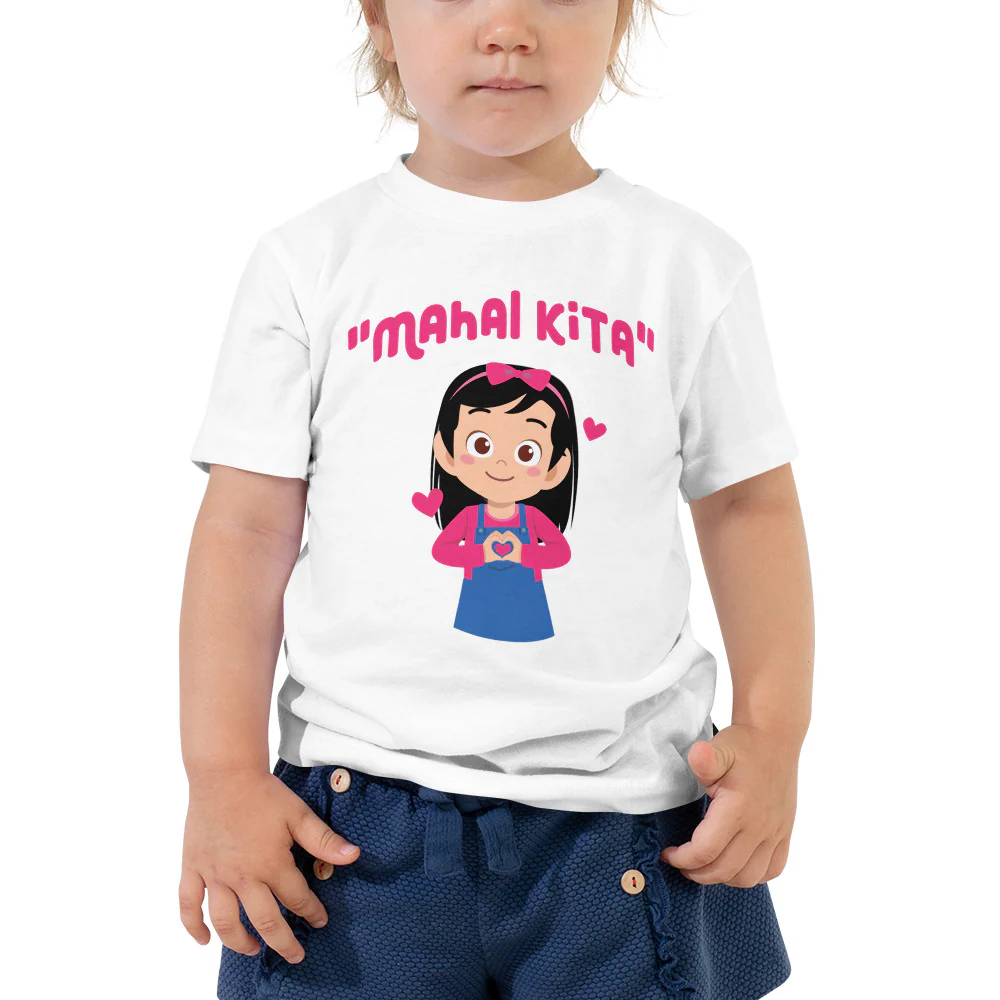 VTM08 - Mahal Kita Toddler Tee - Girl - Image 4