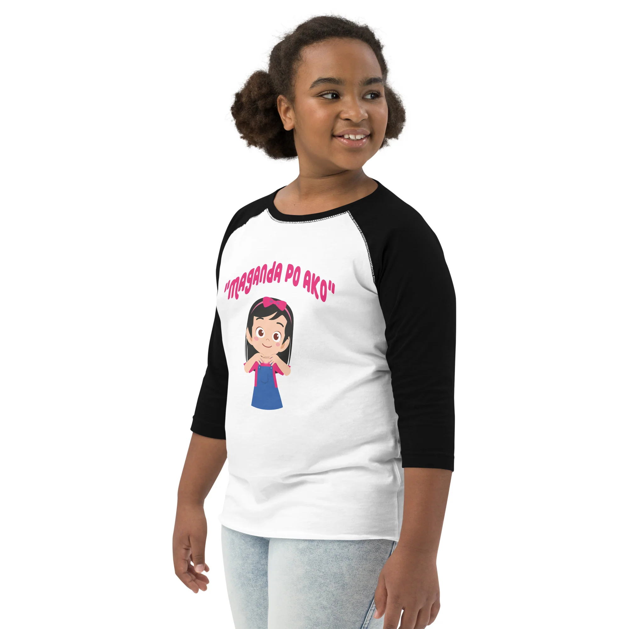 VTM10 - Maganda Po Ako Youth Baseball Shirt - Image 9