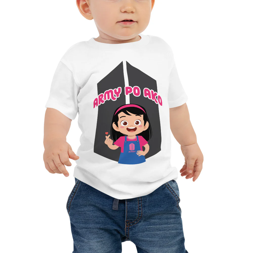 VTM16 - Army Po Ako Girl Baby T-Shirt - Image 4