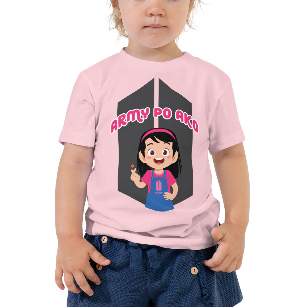 VTM17 - Army Po Ako Girl Toddler T-Shirt - Image 2