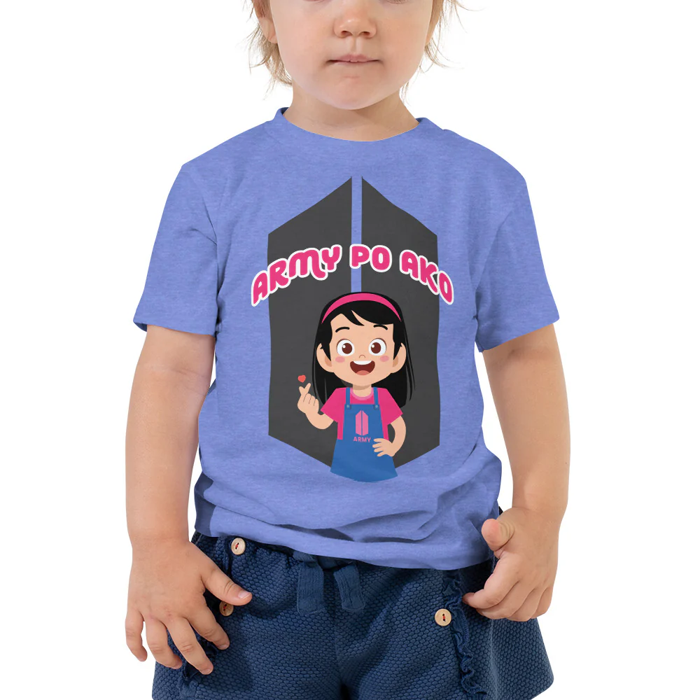 VTM17 - Army Po Ako Girl Toddler T-Shirt - Image 4