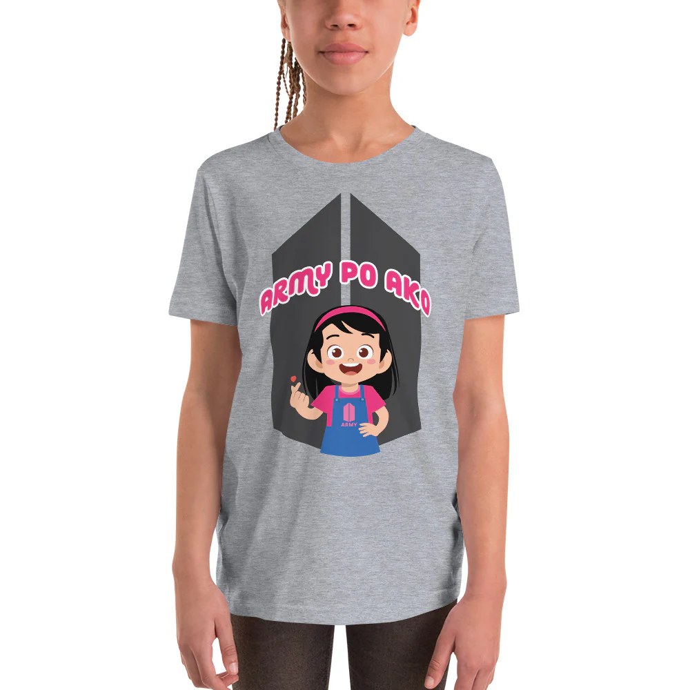 VTM18 - Army Po Ako Girl Youth T-Shirt - Image 4