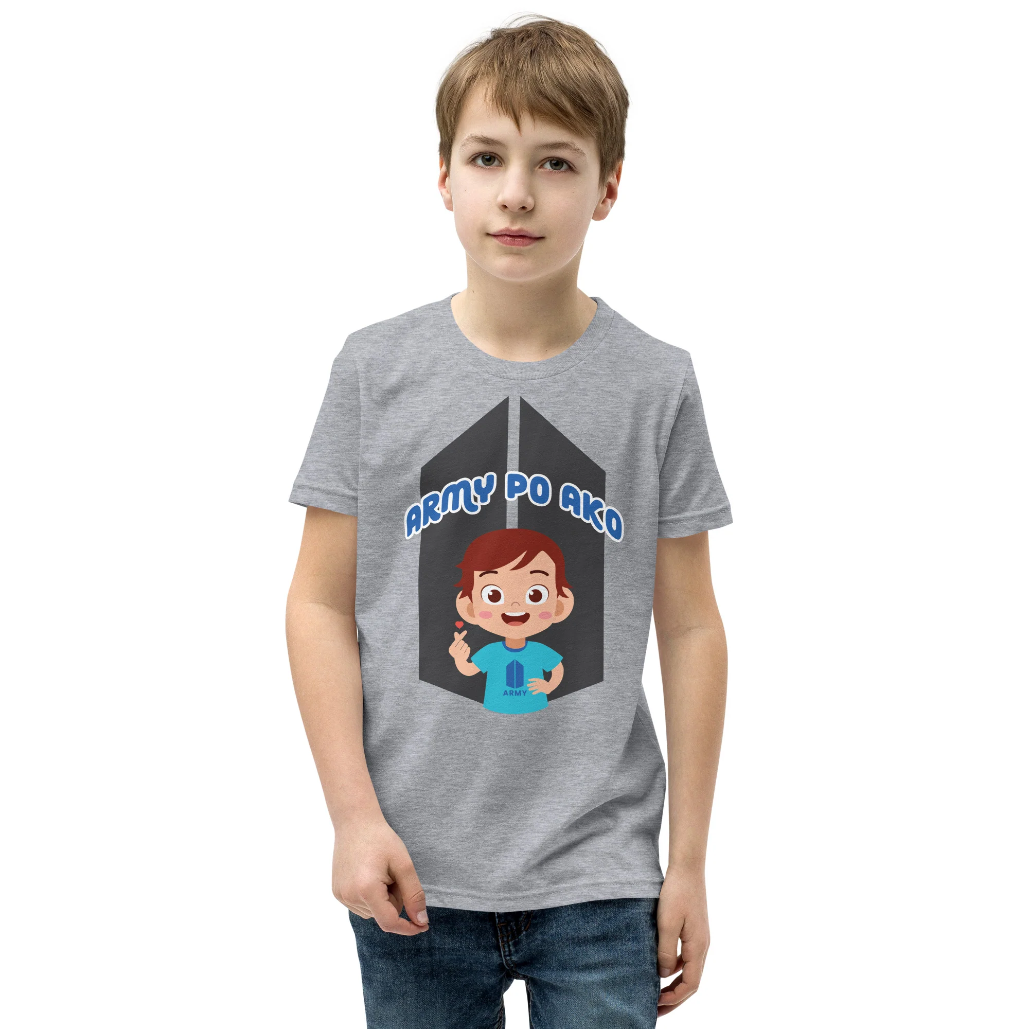 VTM22 - Army Po Ako Boy Youth T-Shirt - Image 10