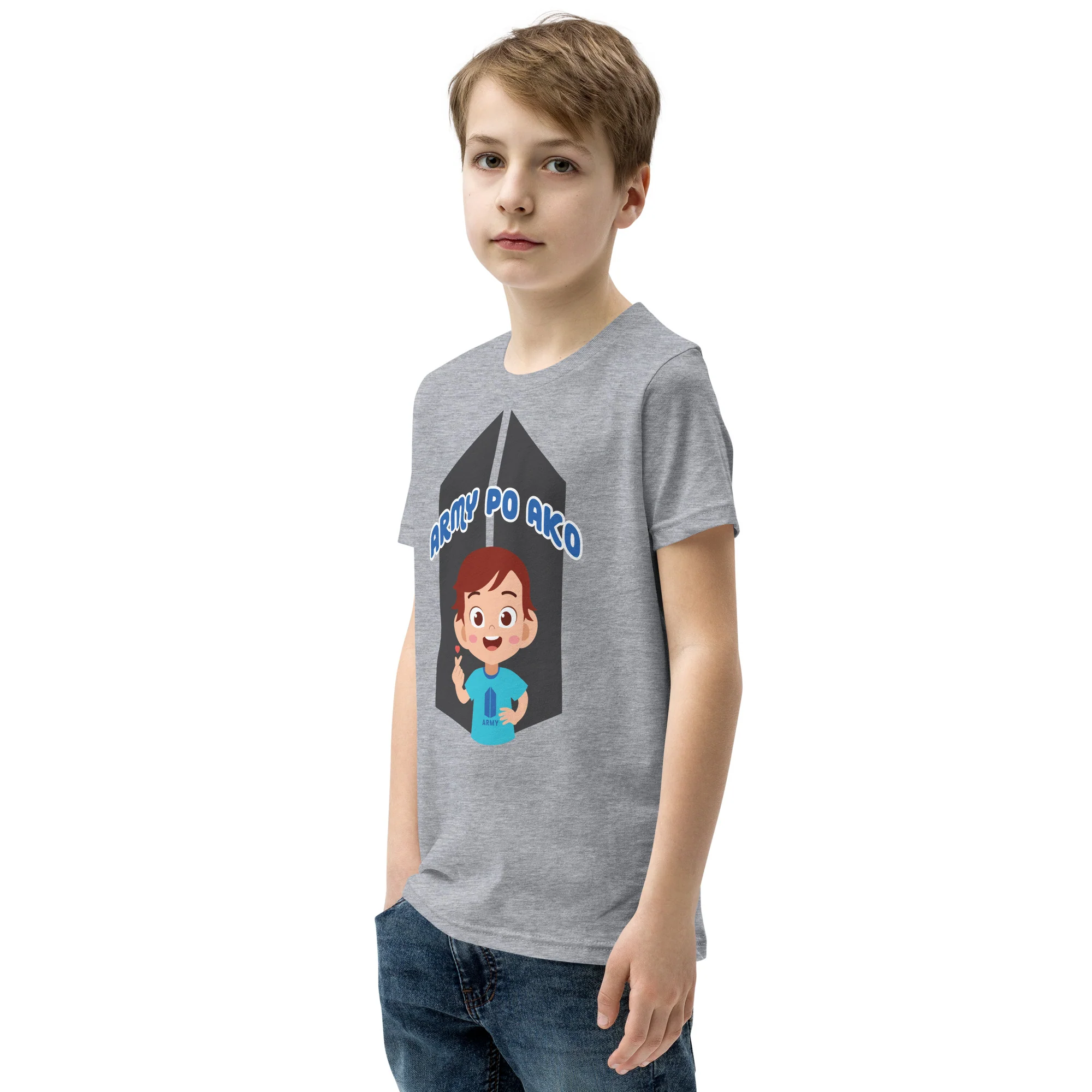 VTM22 - Army Po Ako Boy Youth T-Shirt - Image 12