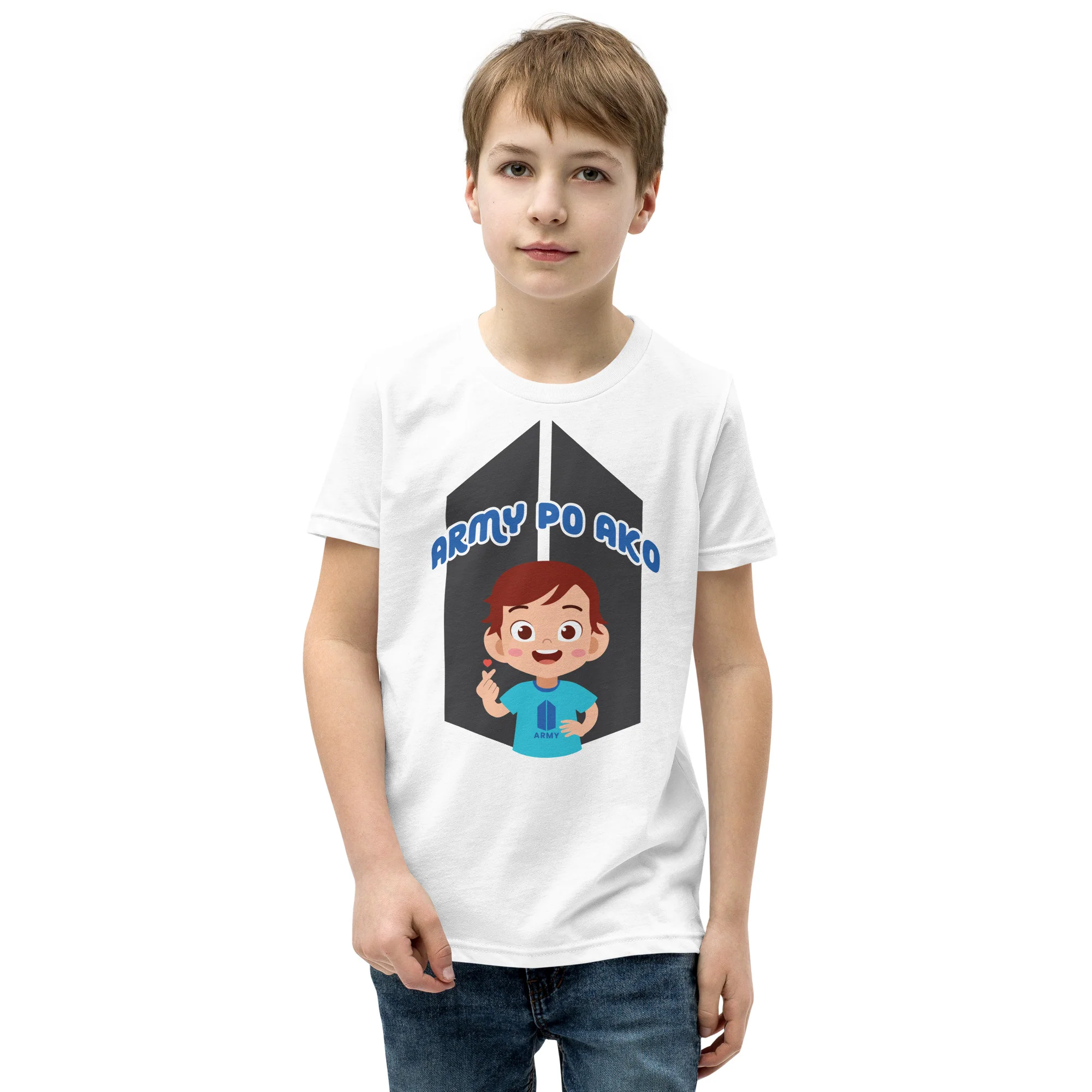 VTM22 - Army Po Ako Boy Youth T-Shirt - Image 13