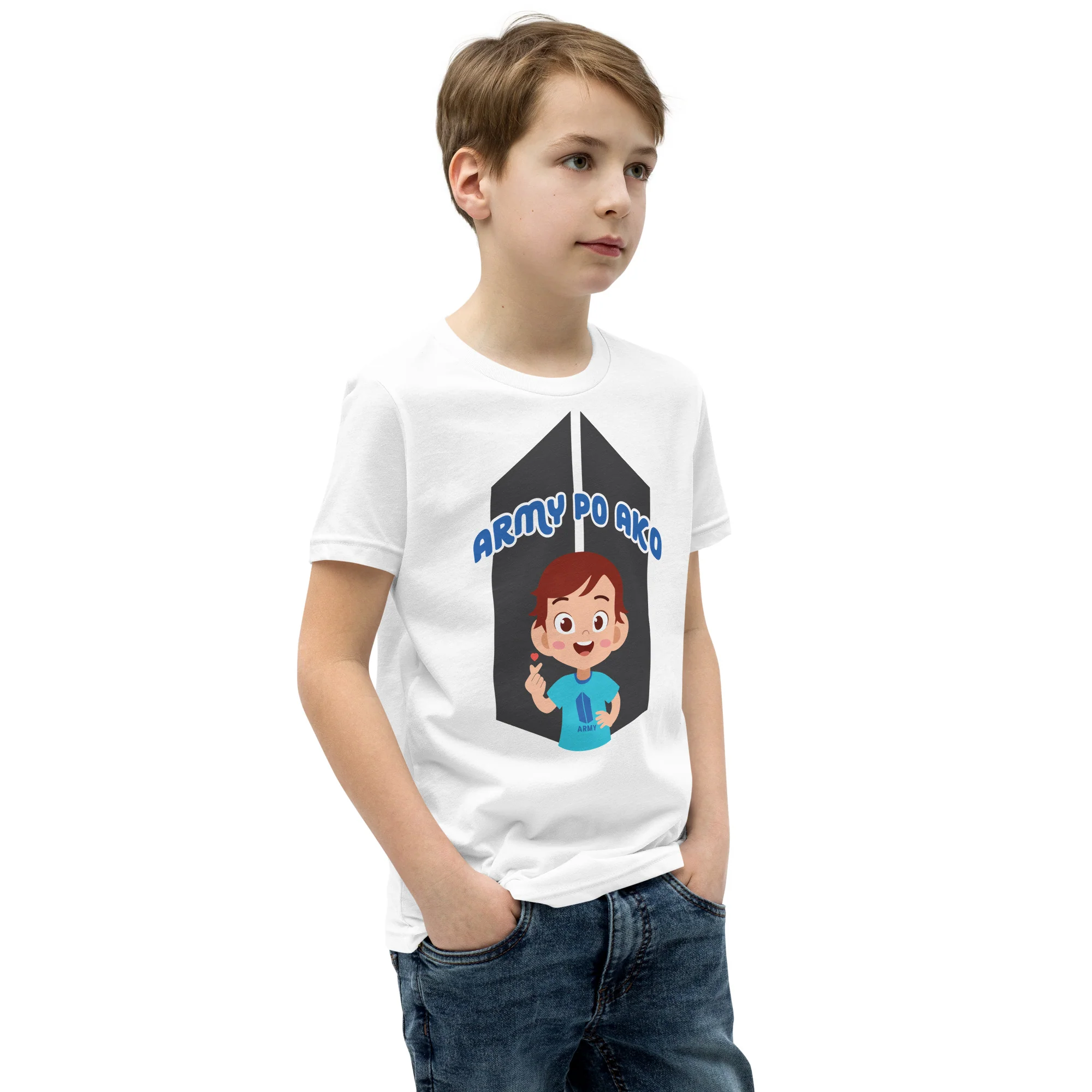 VTM22 - Army Po Ako Boy Youth T-Shirt - Image 14