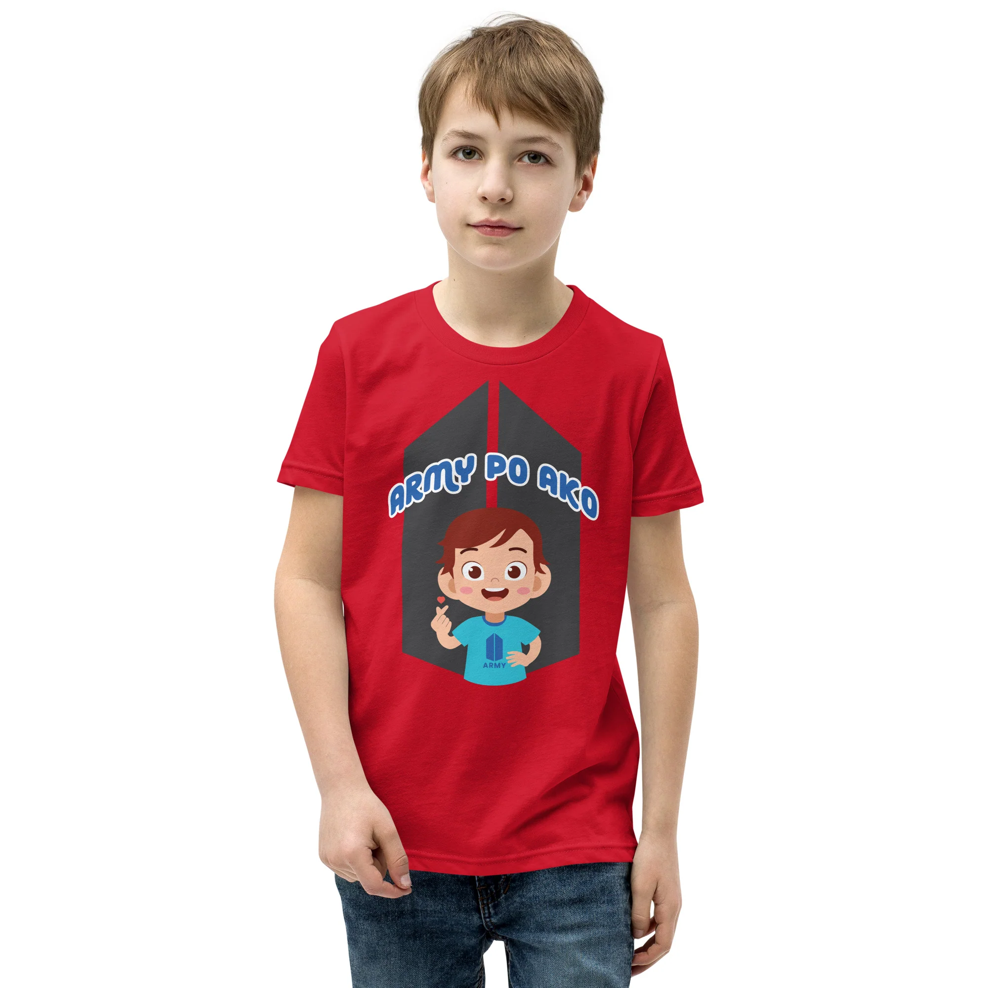 VTM22 - Army Po Ako Boy Youth T-Shirt - Image 2