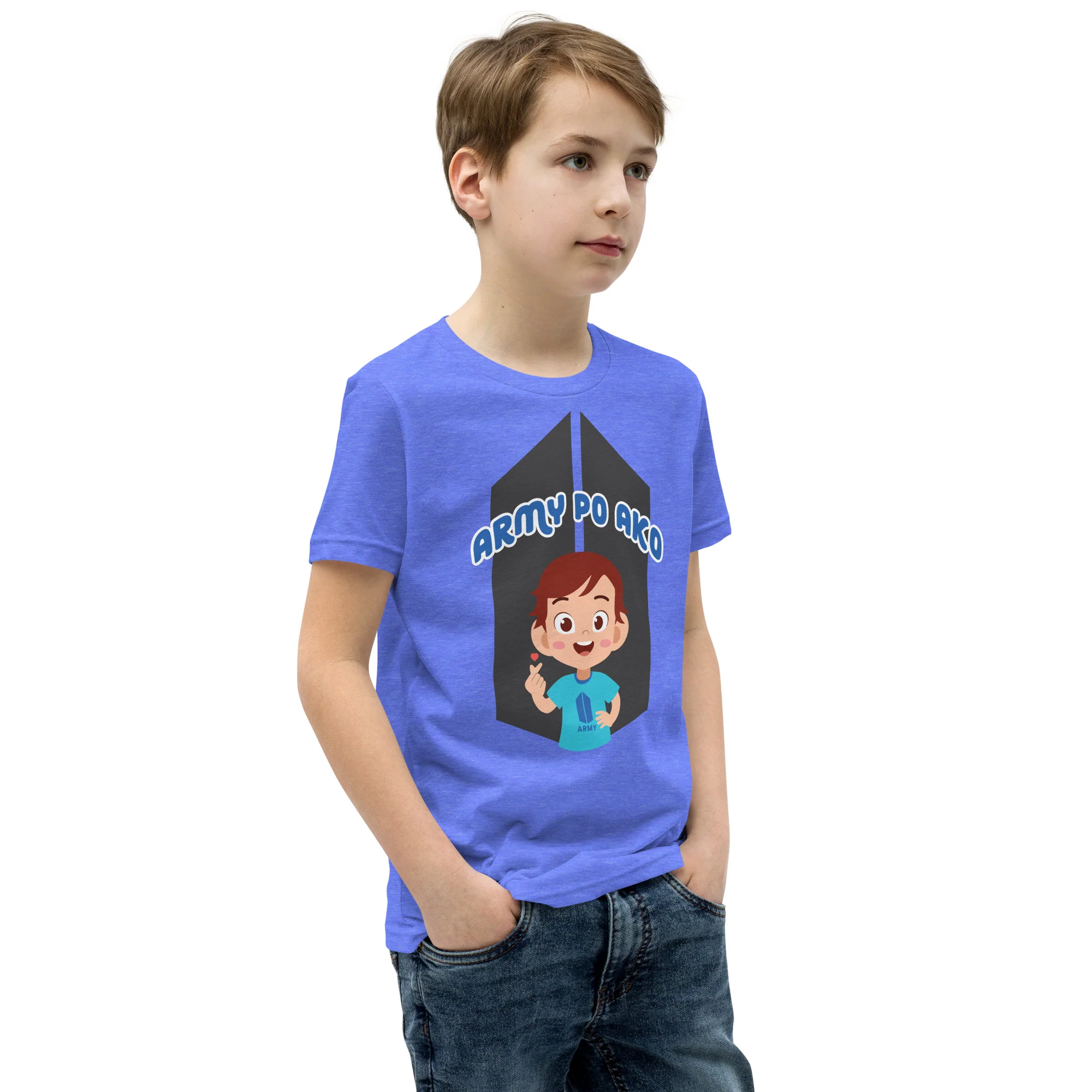 VTM22 - Army Po Ako Boy Youth T-Shirt - Image 8