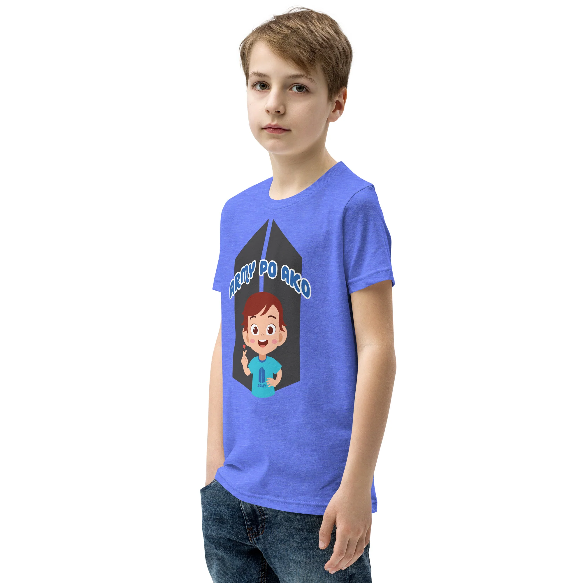 VTM22 - Army Po Ako Boy Youth T-Shirt - Image 9