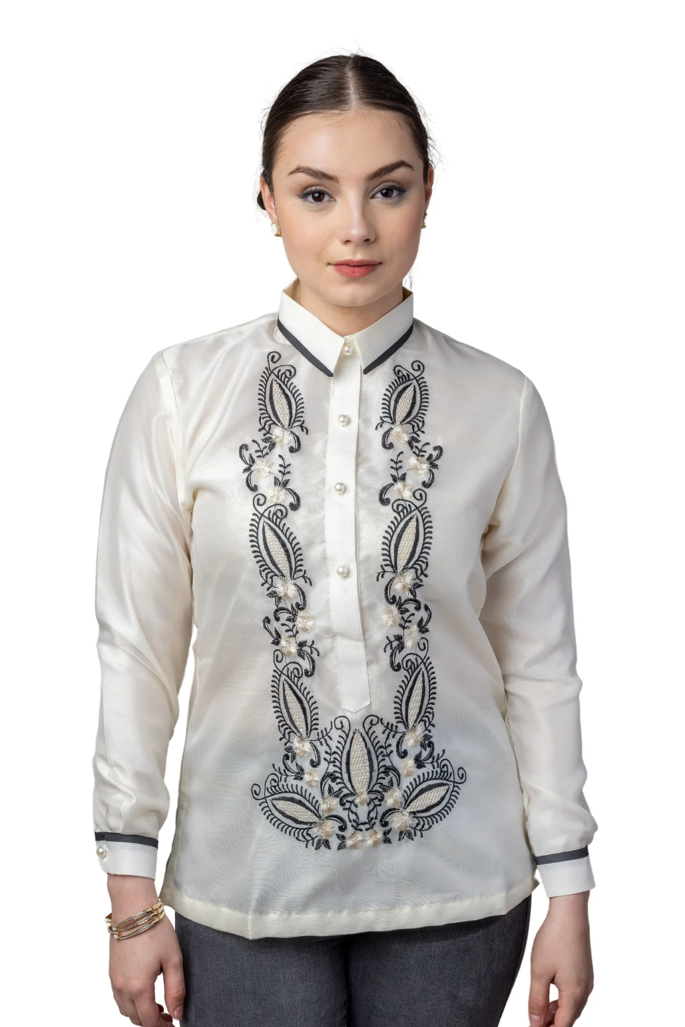 WO09 - Women's Barong Tagalog - Filipiniana