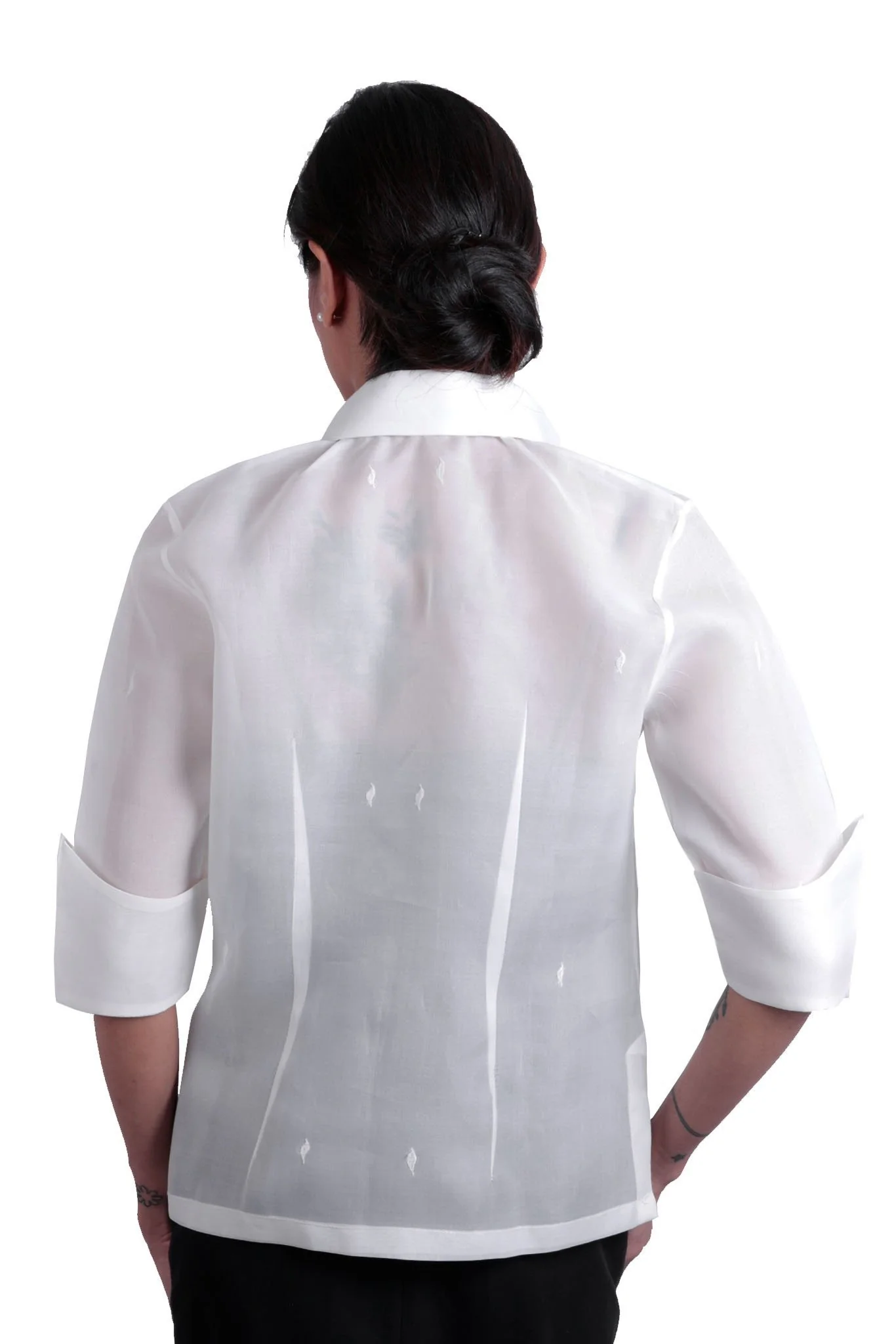 WJ01 - Women's Barong Tagalog Jusi - Filipiniana - Image 2