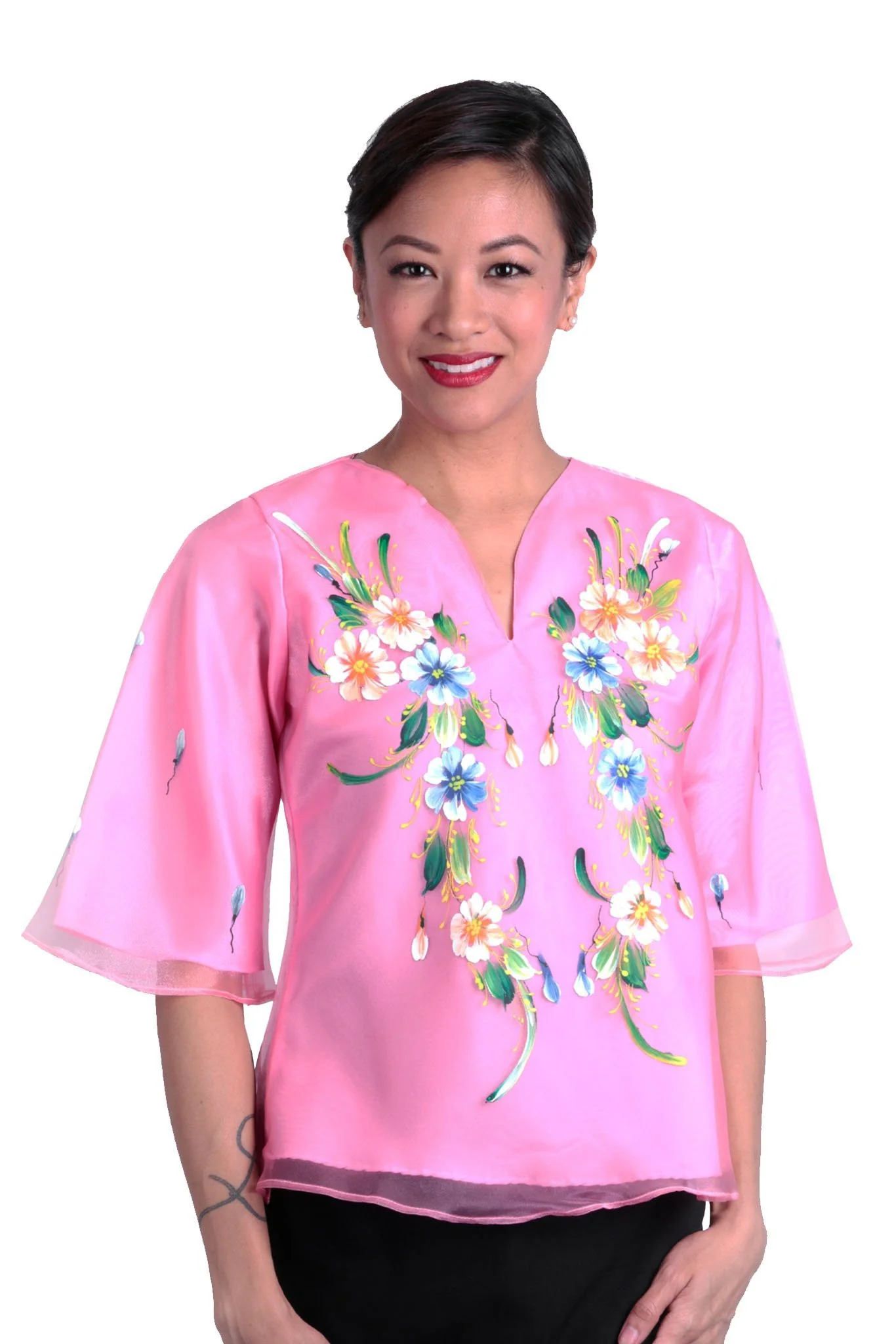 WK10 - Painting Kimona Pink - Filipiniana