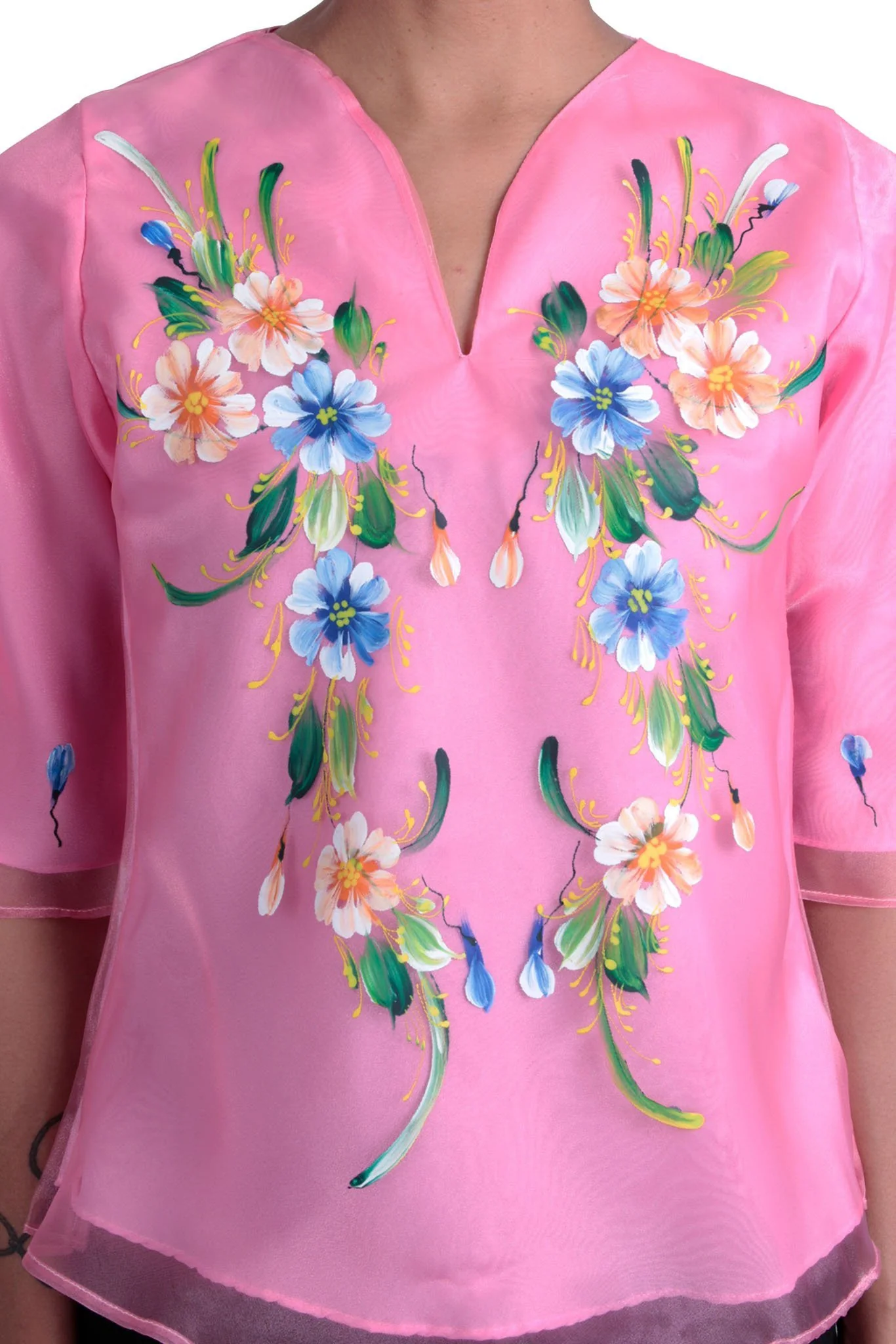 WK10 - Painting Kimona Pink - Filipiniana - Image 3