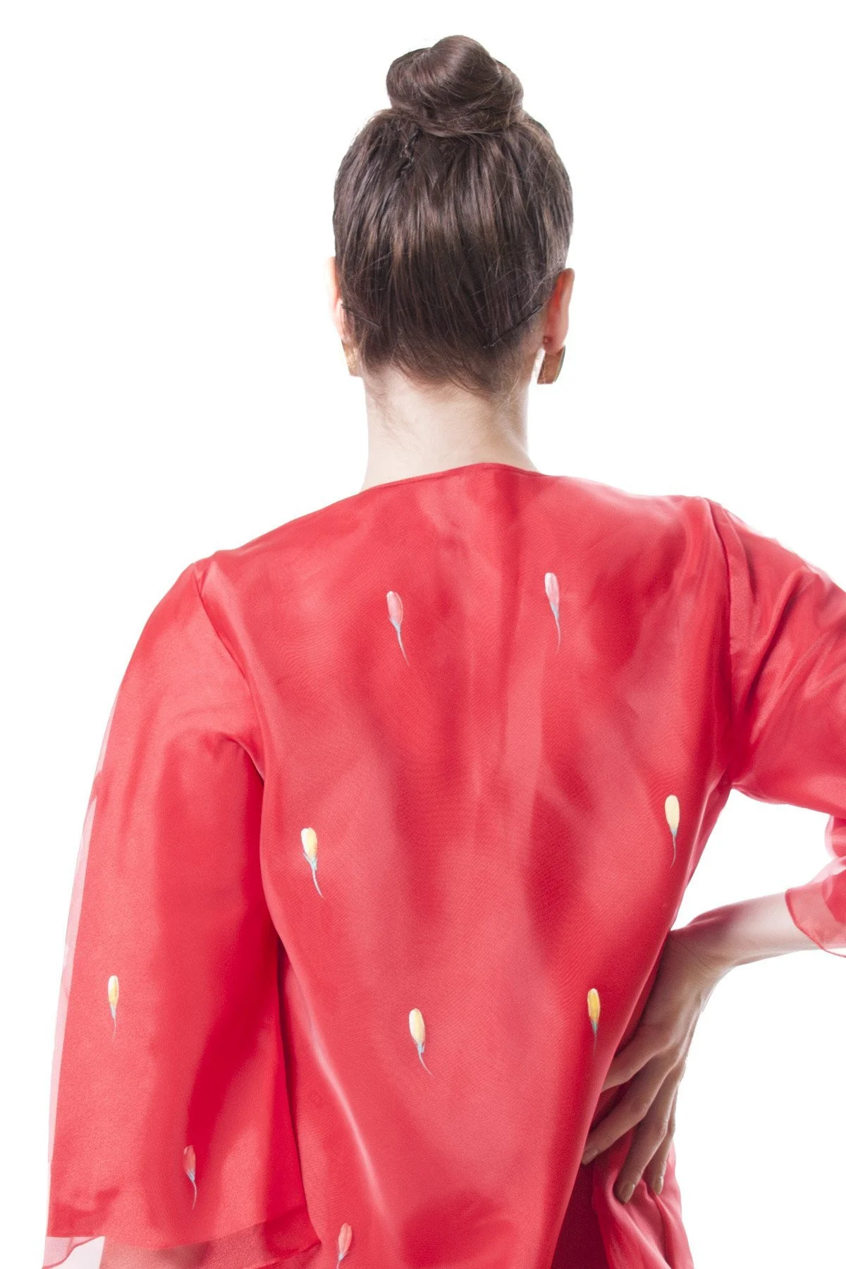 WK11 - Painting Kimona Red - Filipiniana - Image 4