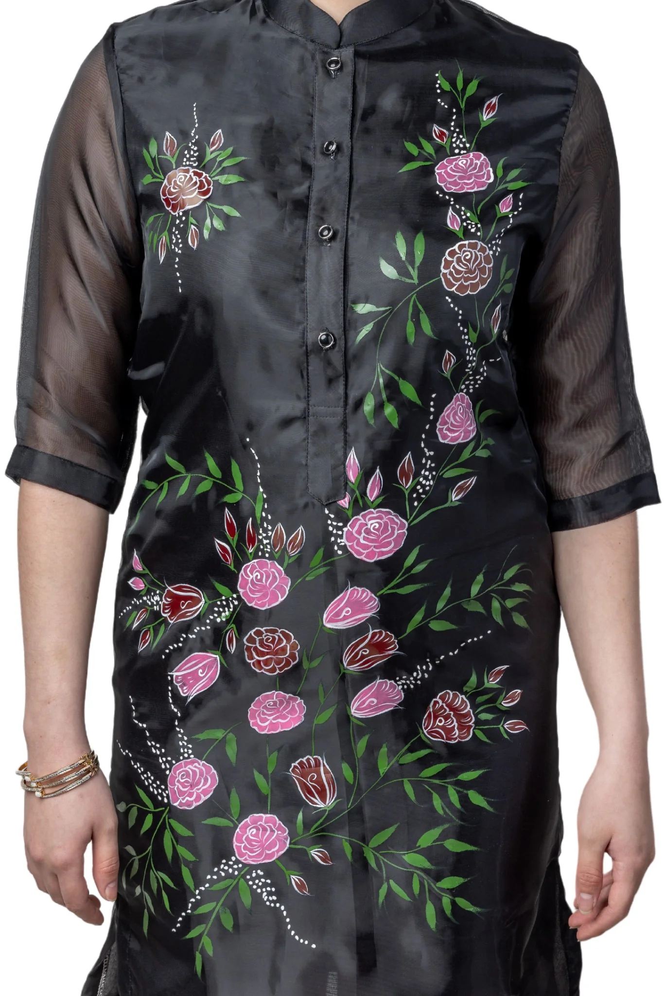 WV09 - Barong Tagalog Dress Painting - Filipiniana - Image 3